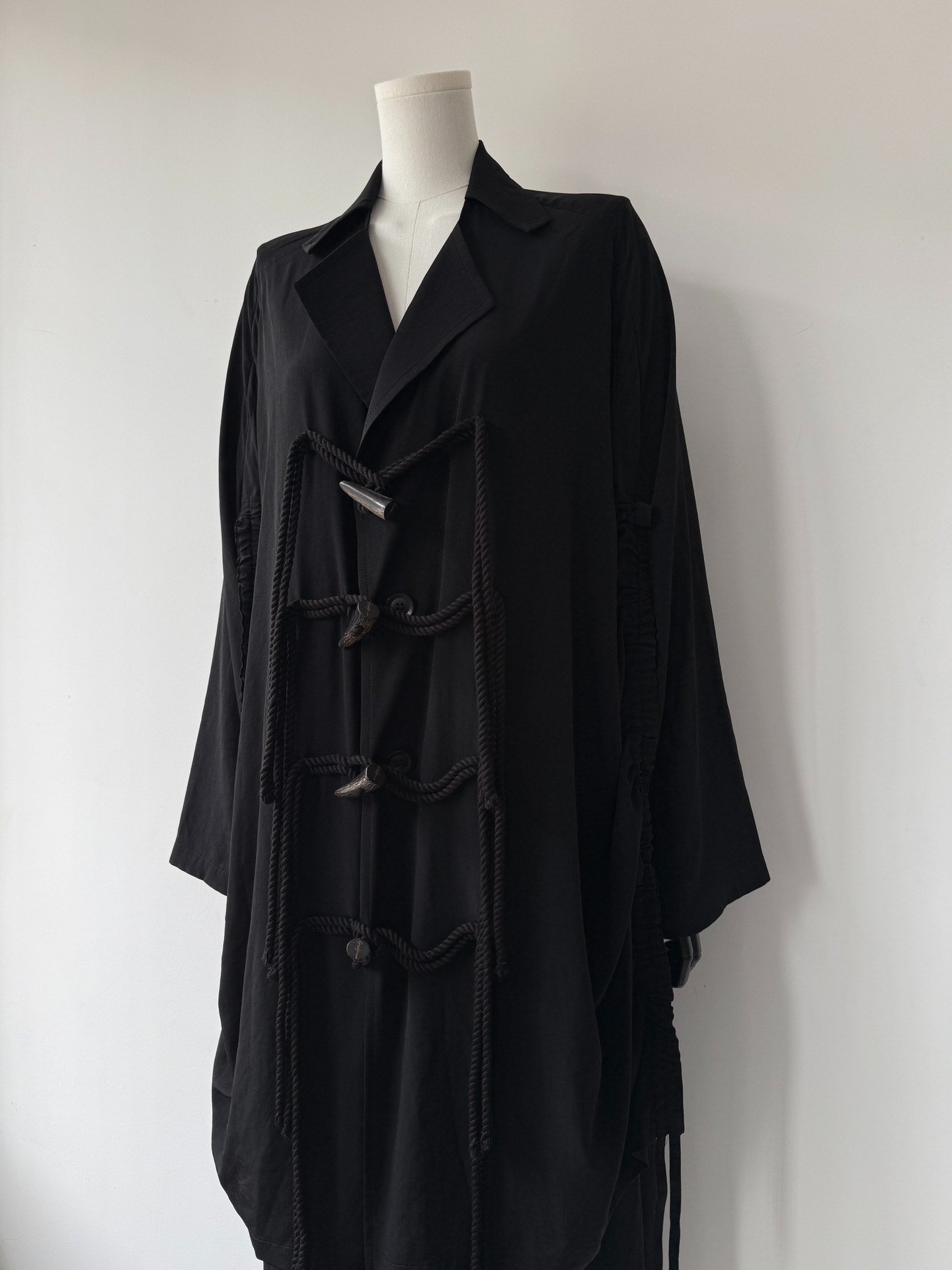 Yohji Yamamoto 20SS Triacetate Long Coat — back