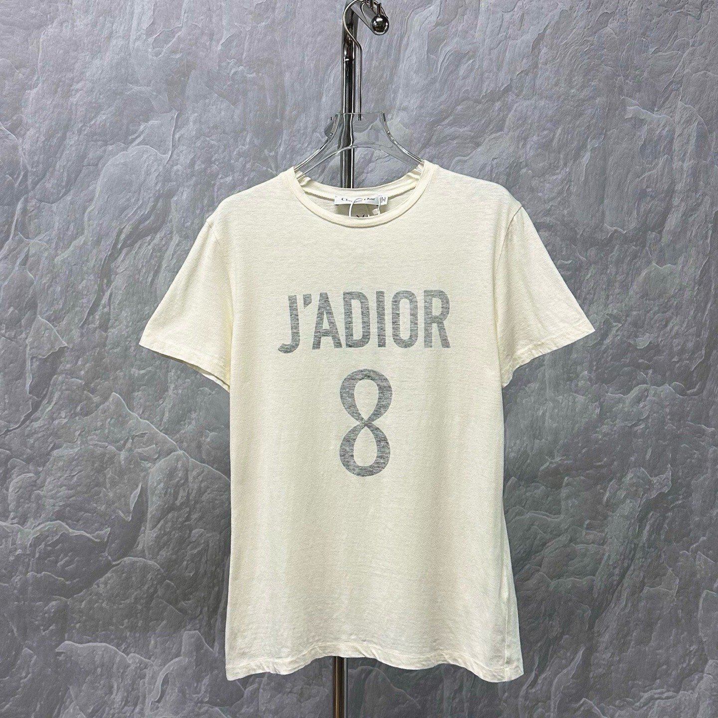 Dior J'ADIOR 8 Cream Short-Sleeve T-Shirt