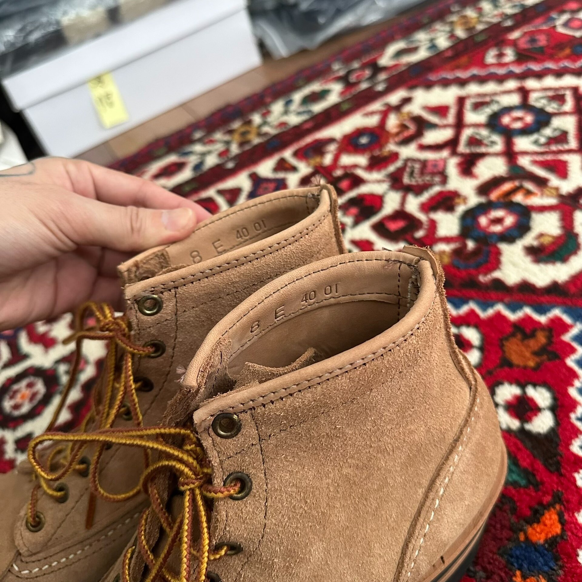 Wesco Jobmaster 2001 Short Face Boots — detail