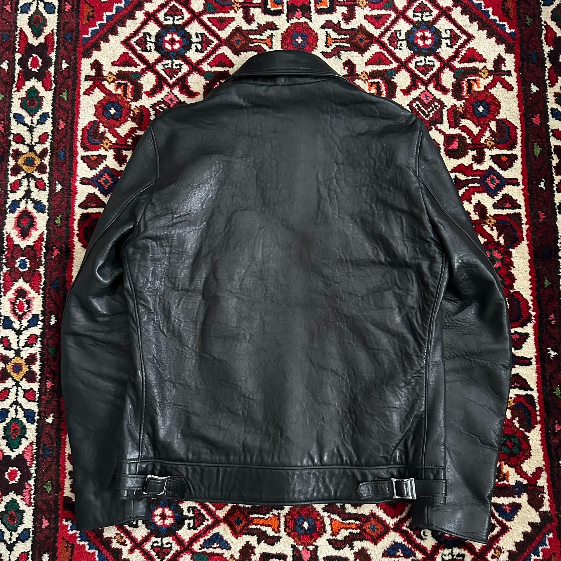 Lewis Leathers 551T Sheepskin Leather Jacket — front