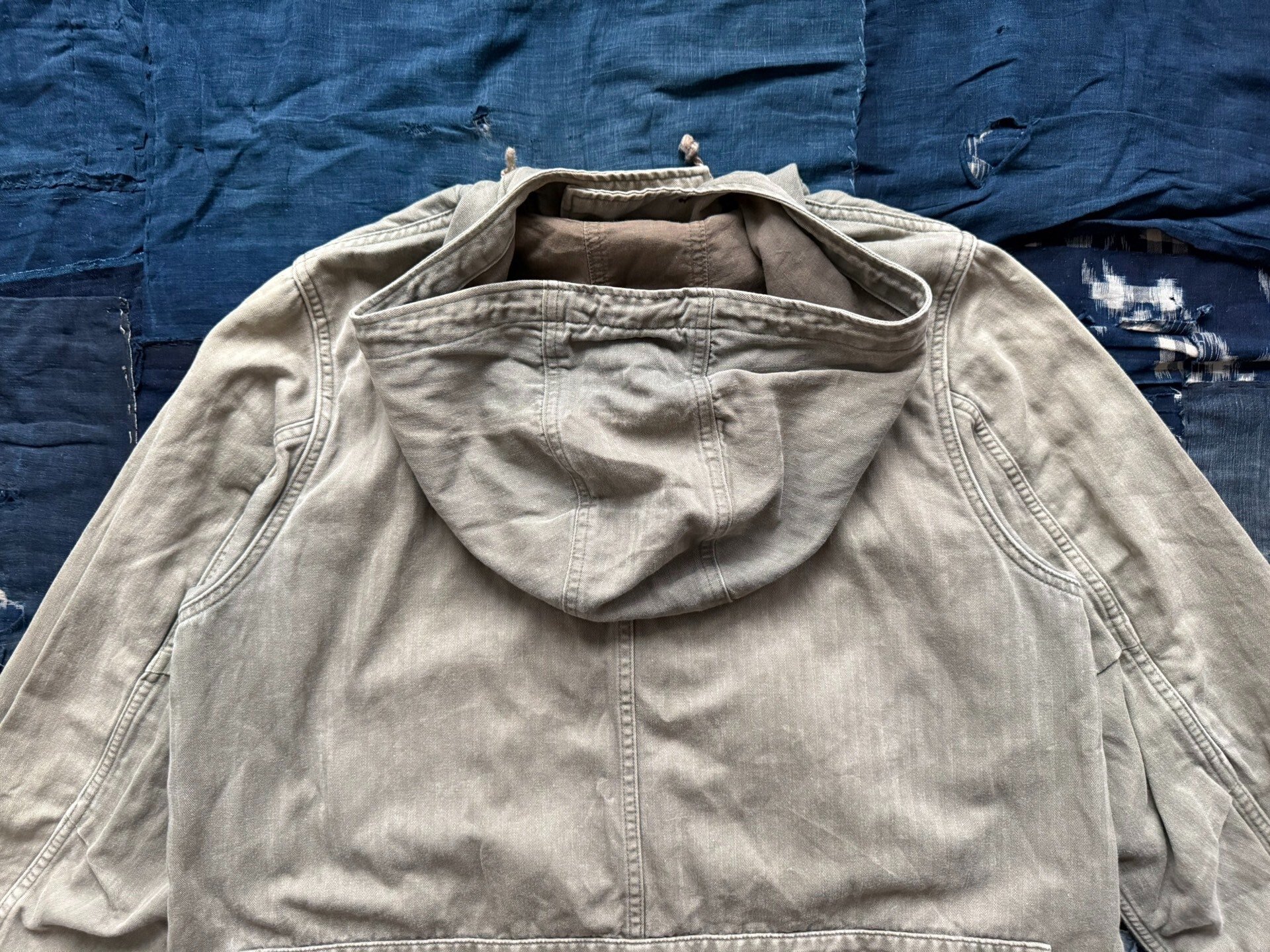 VISVIM 15SS TOWNSEND COAT PRIME HERRINGBONE — label