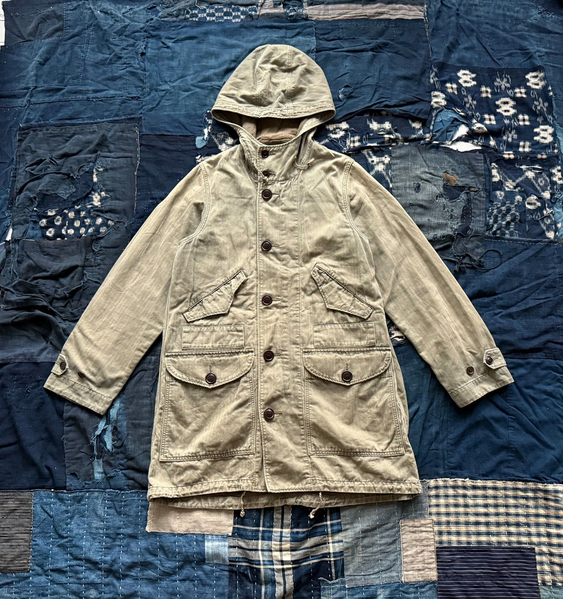 VISVIM 15SS TOWNSEND COAT PRIME HERRINGBONE