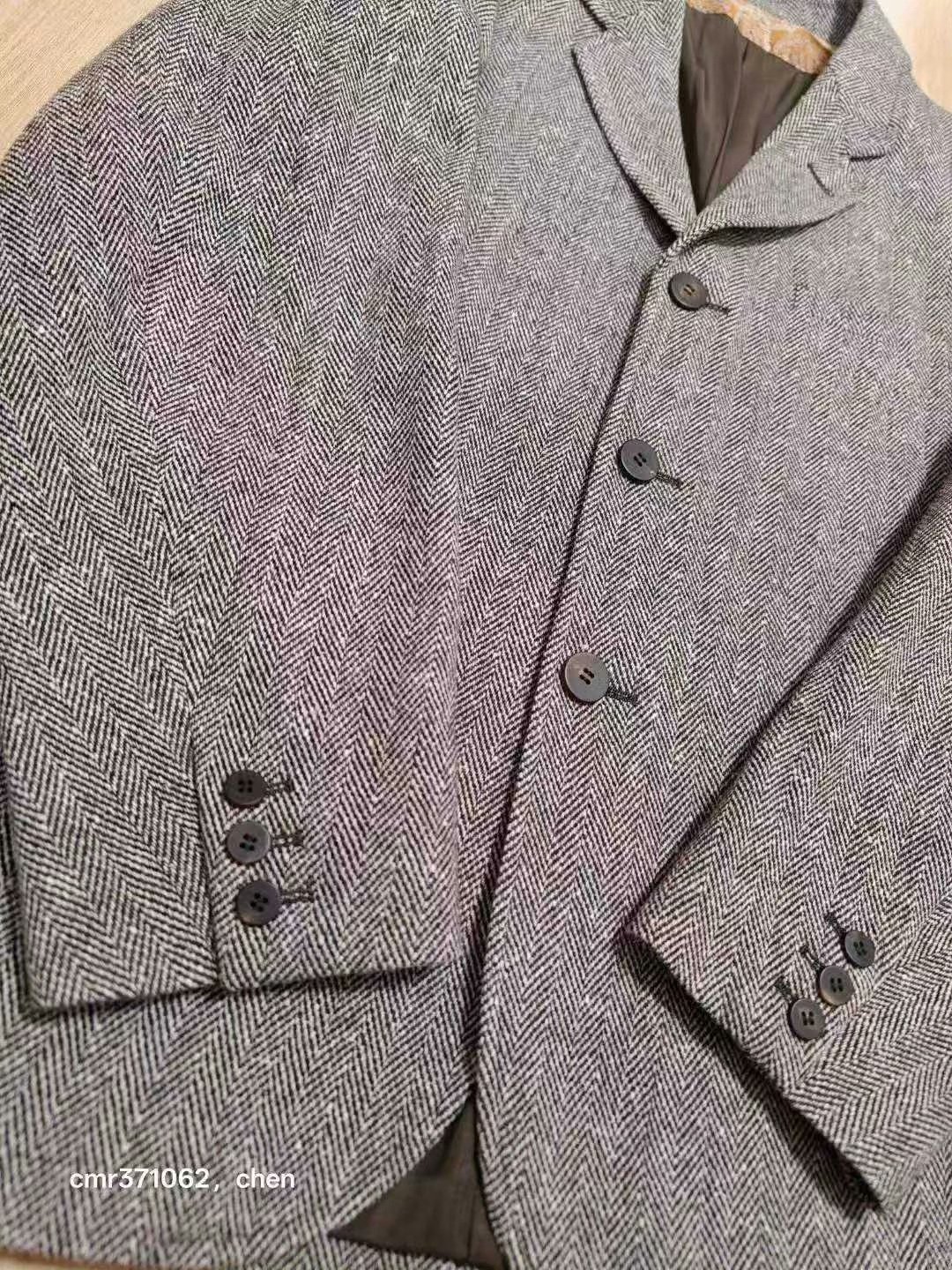 VISVIM 24AW BOWEN BLAZER (DONEGAL TWEEN) — back
