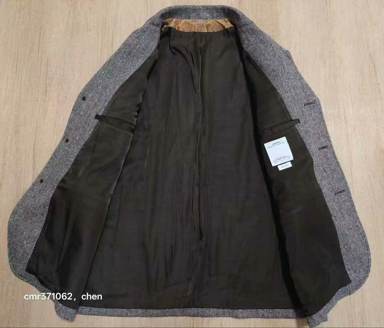 VISVIM 24AW BOWEN BLAZER (DONEGAL TWEEN) — label