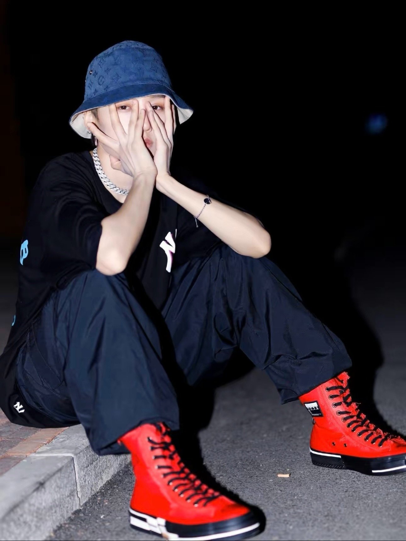 Yohji xVessel 2020SS Red High-Top — back