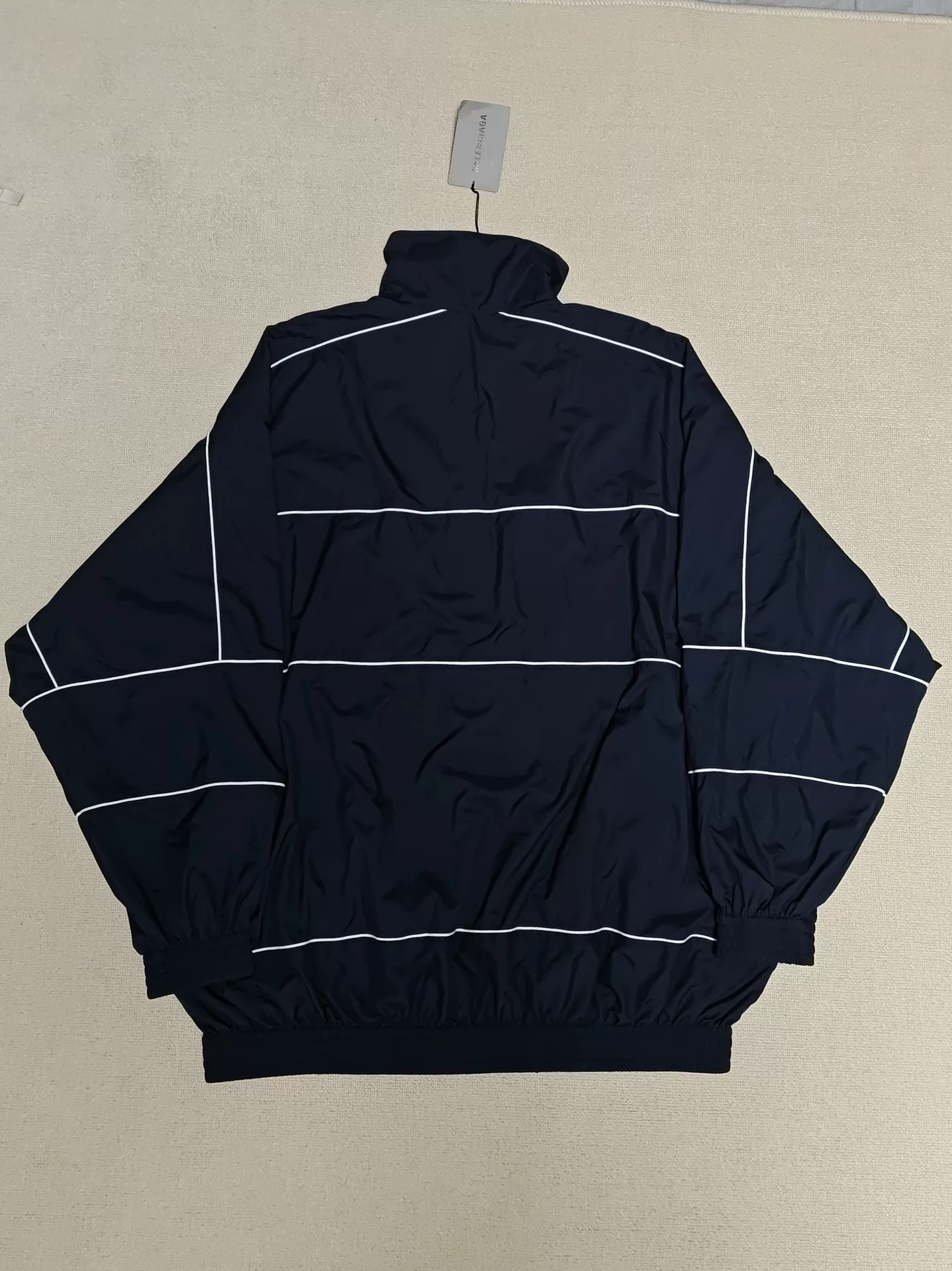 Balenciaga BB Logo Sporty Zip Jacket — detail