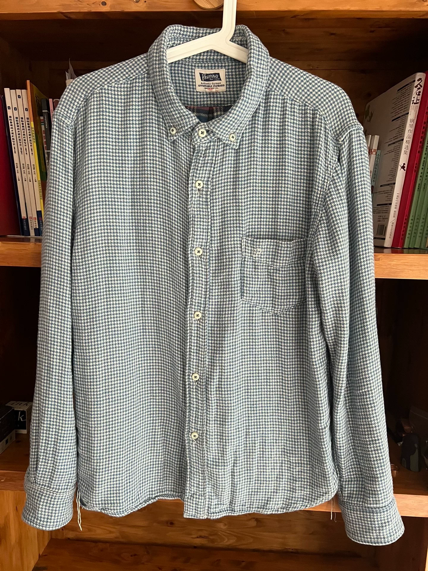 Pherrow's Indigo Houndstooth Shirt