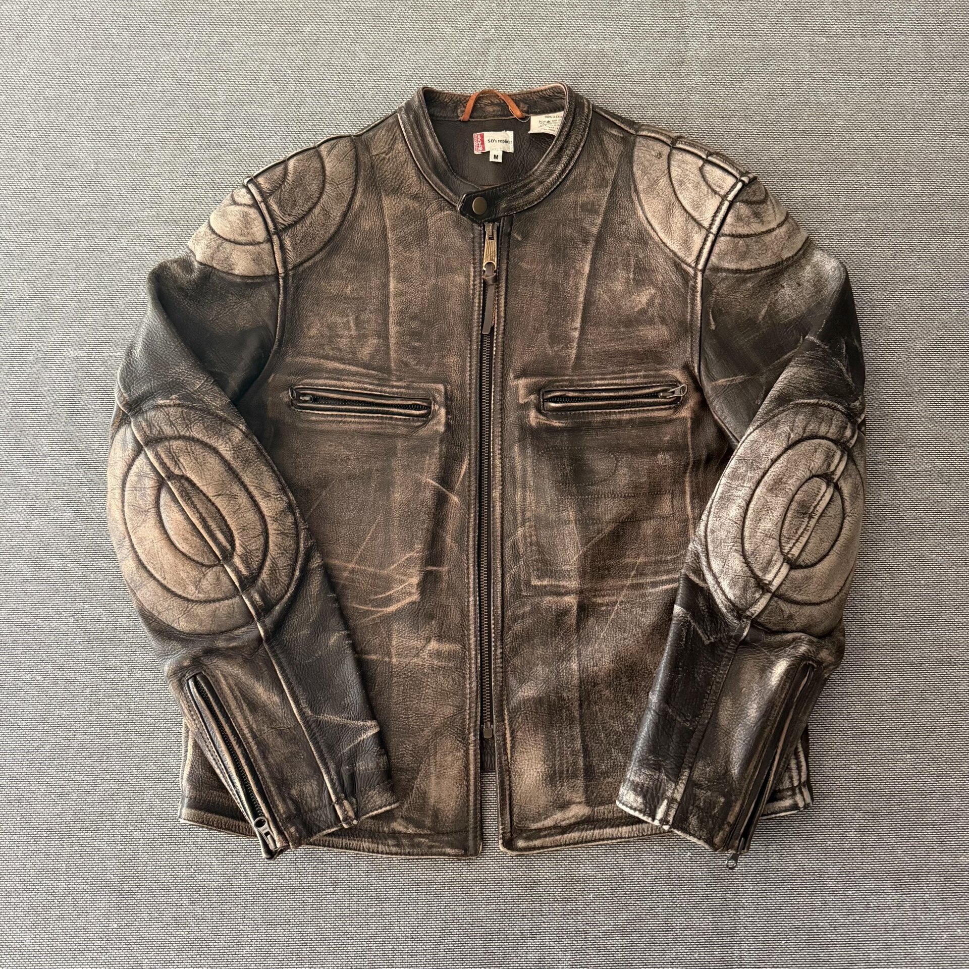 Levi's LVC Distressed Vintage Leather Jacket