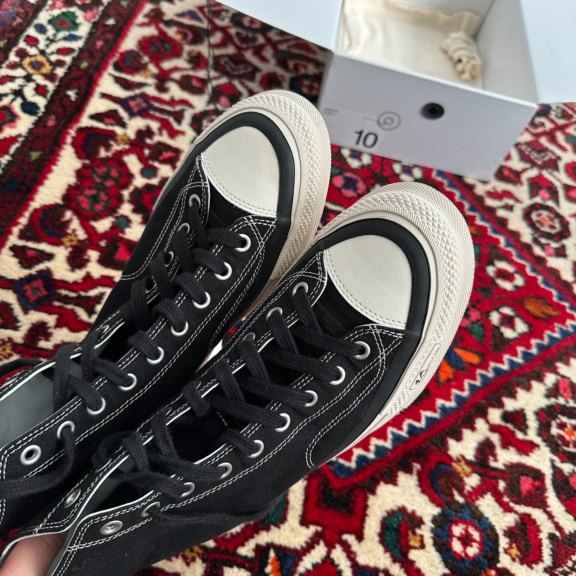 visvim 26SS Skagway Hi Canvas Shoes — detail