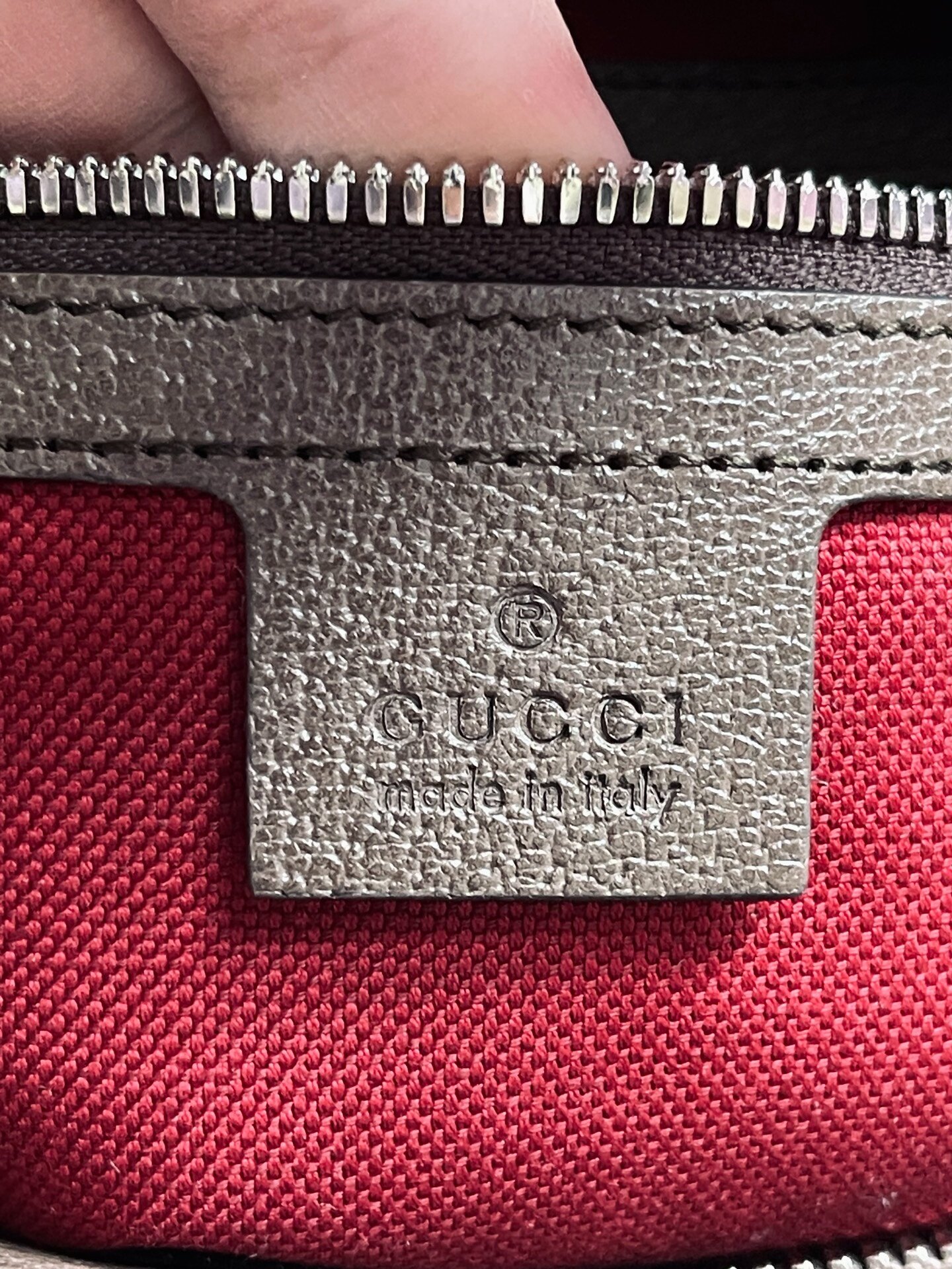 Gucci GG Supreme Tote Briefcase Handbag — back