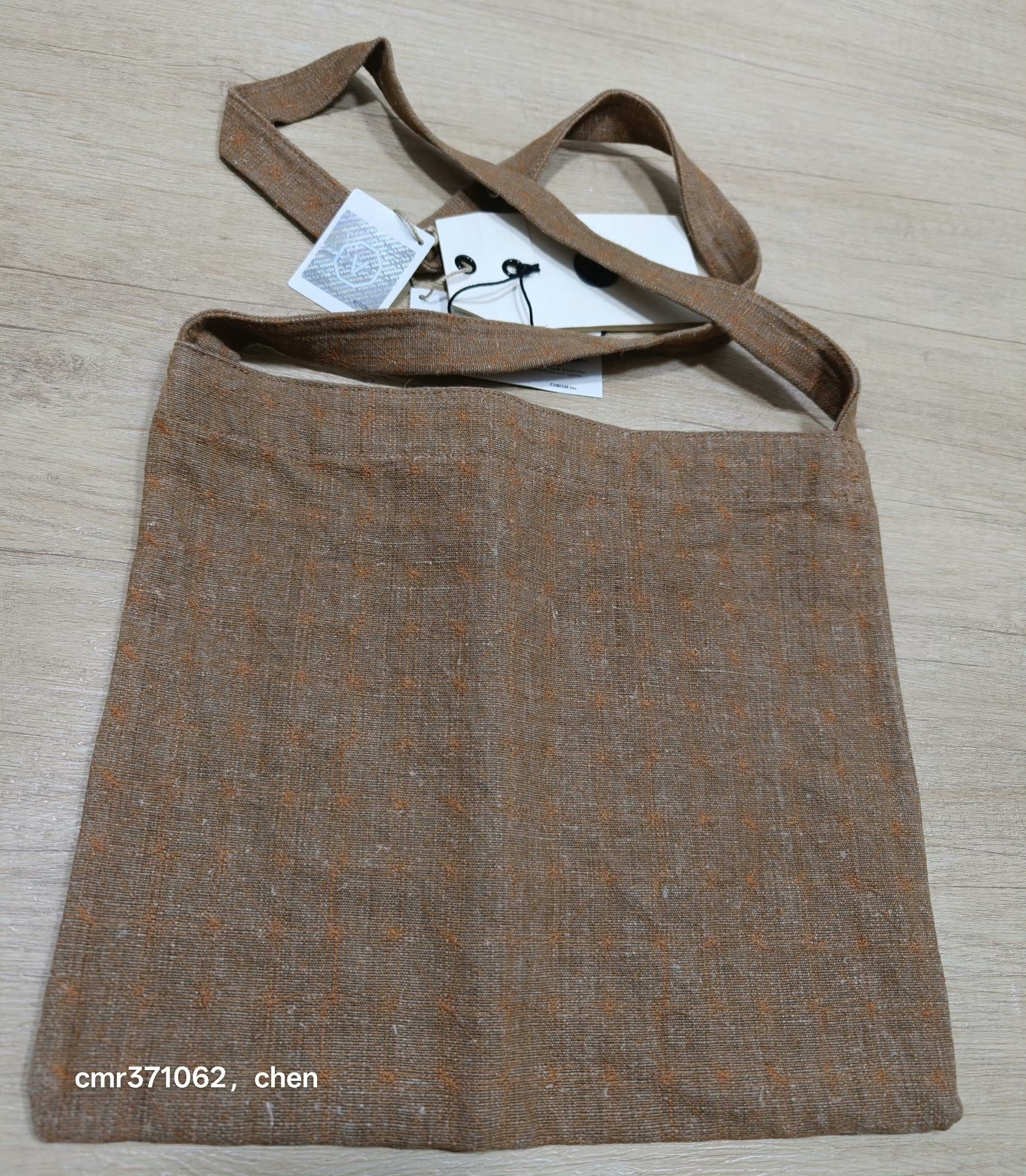 visvim 16 ICT Musette Canvas Sashiko Bag — back