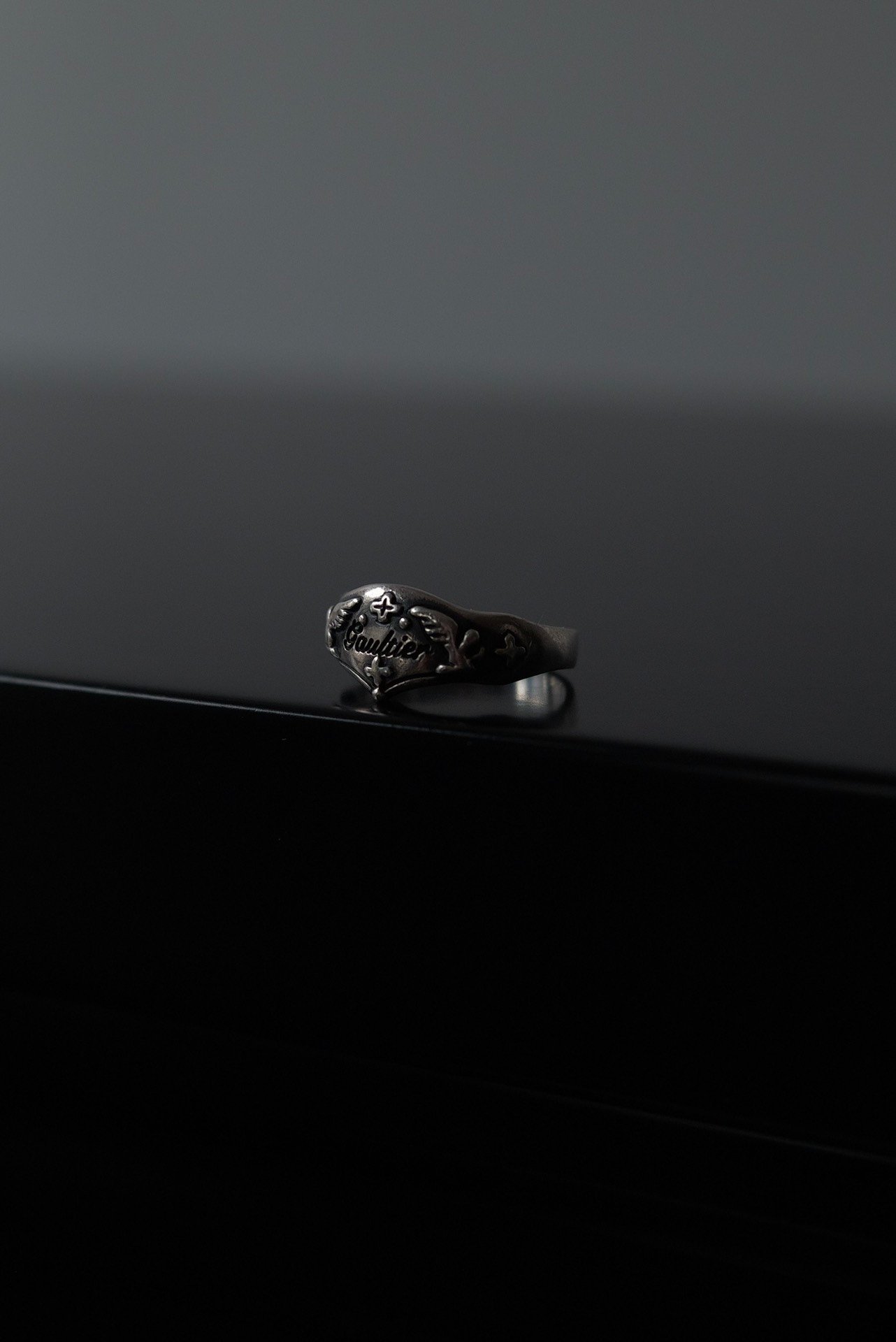Jean Paul Gaultier Silver Cross Ring