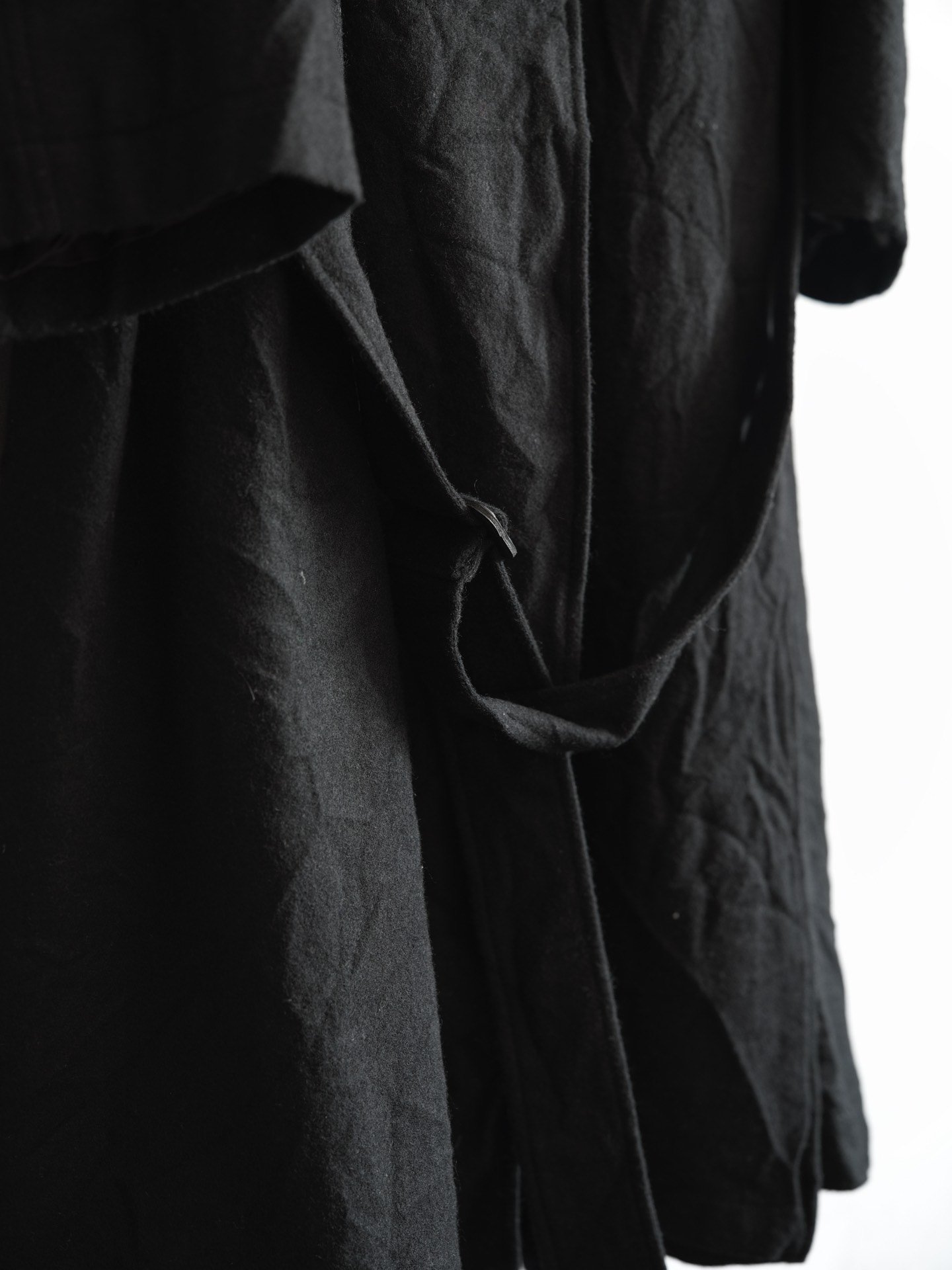 Yohji Yamamoto Regulation Boxing Robe Coat — back