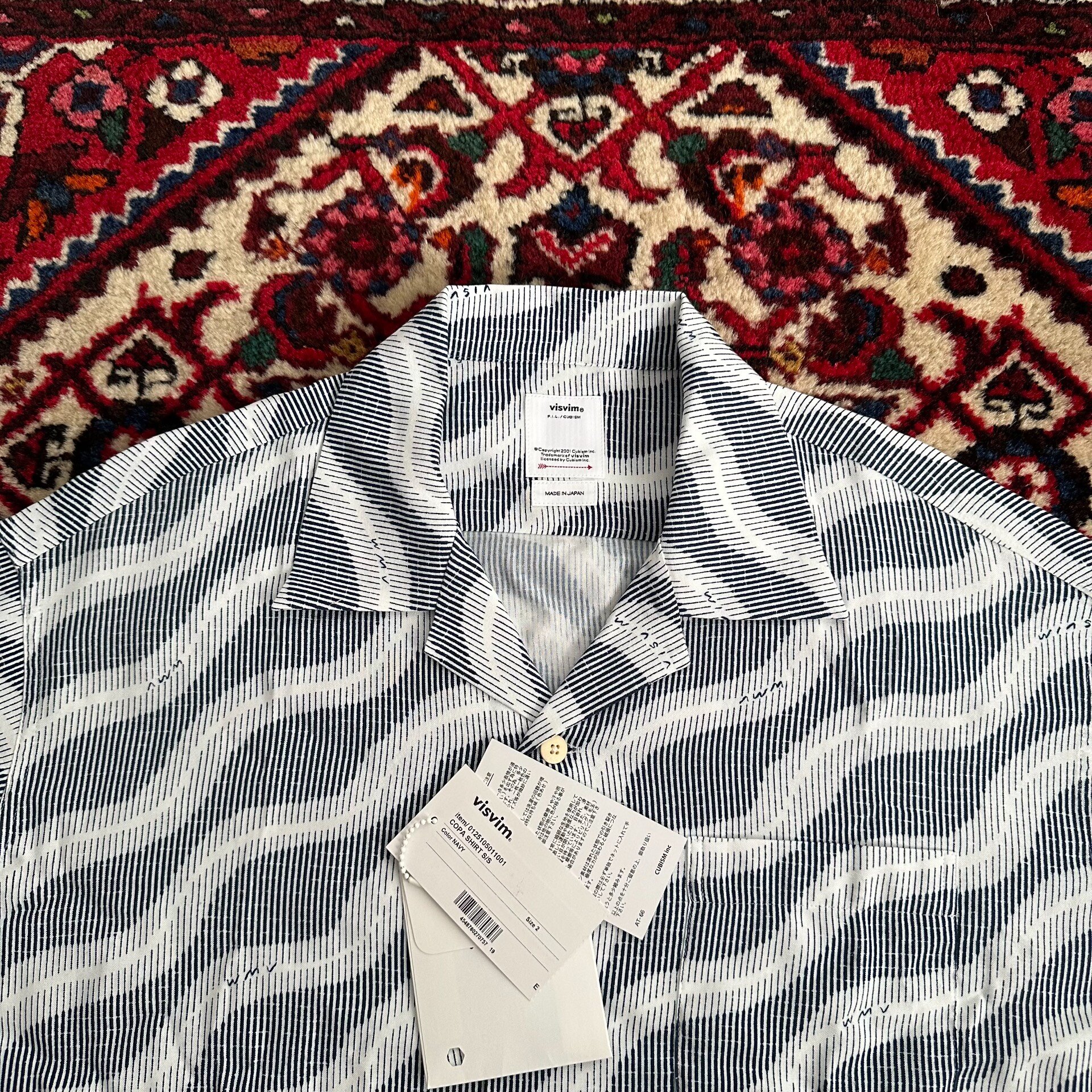 visvim 25ss COPA S/S Shirt — detail
