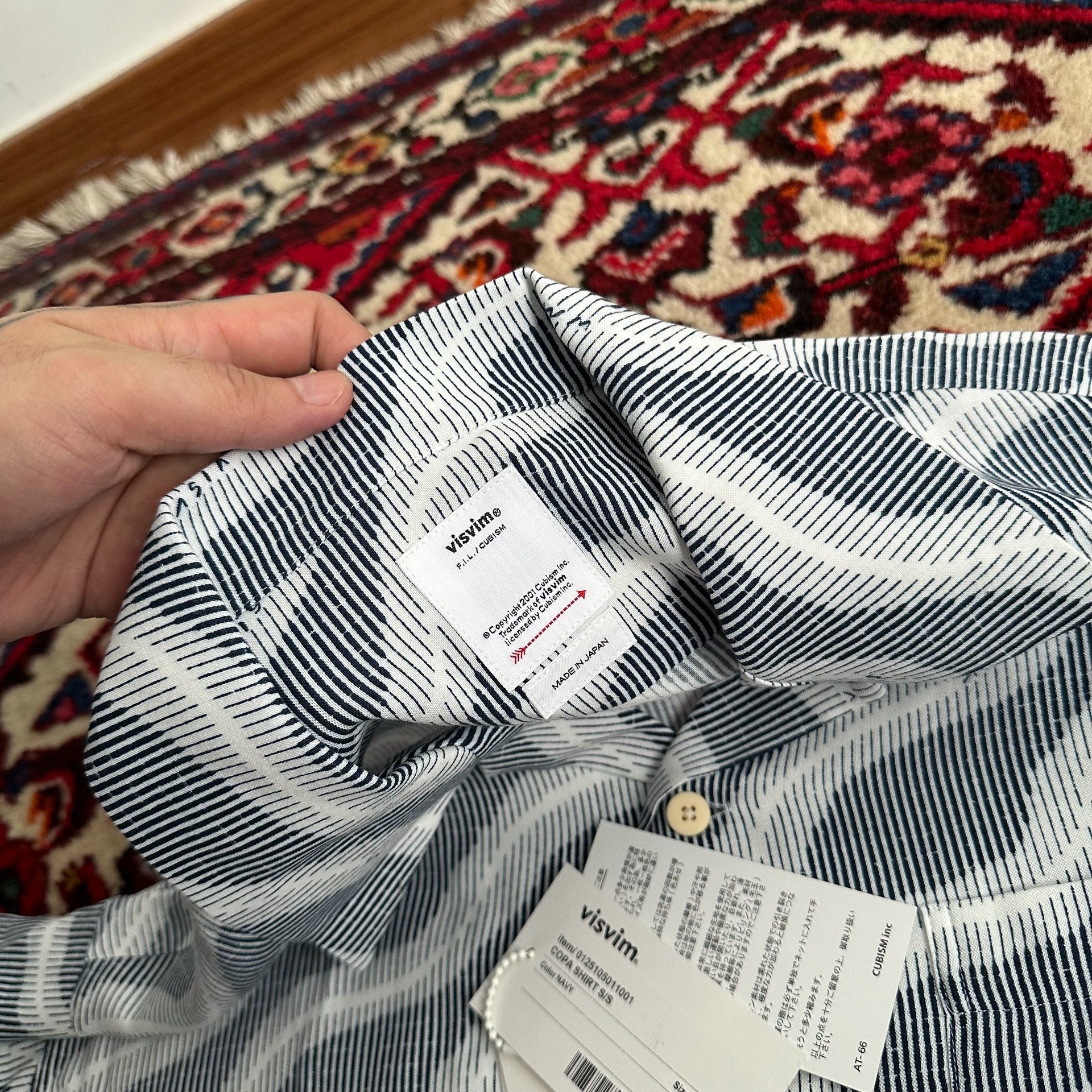 visvim 25ss COPA S/S Shirt — label