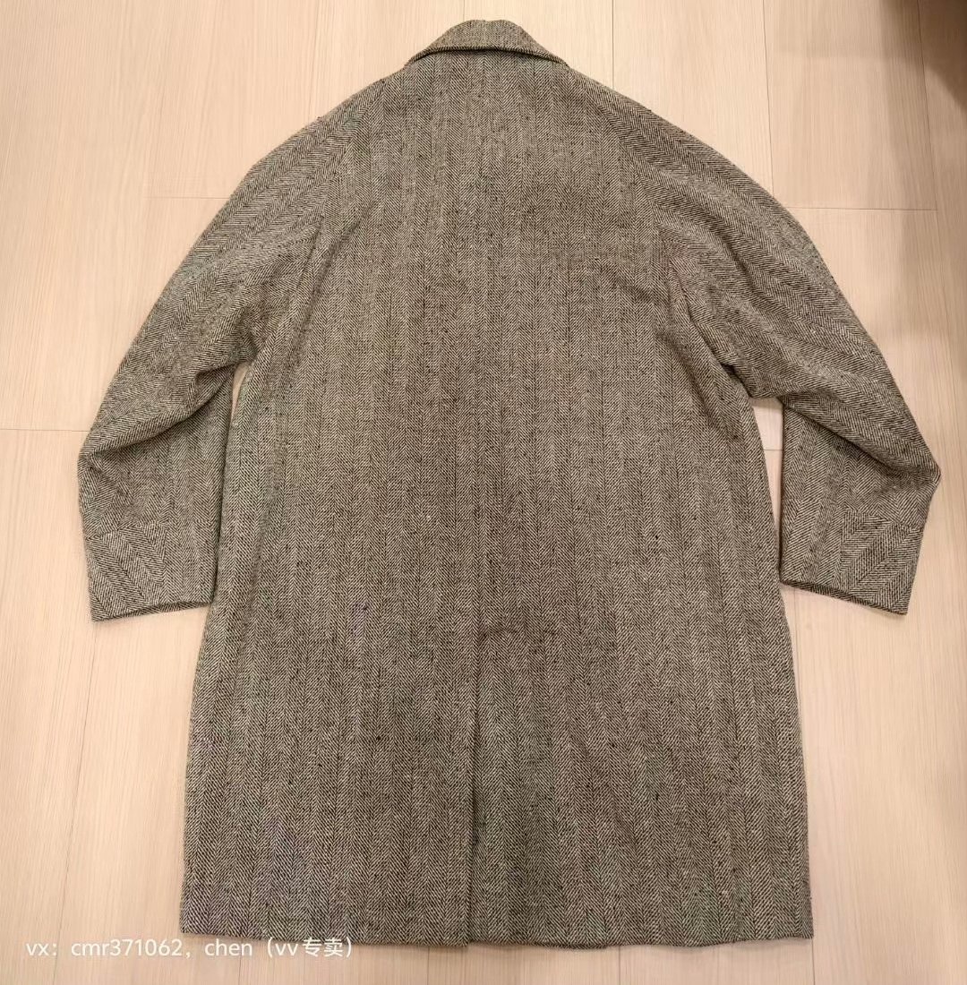 VISVIM 22AW REMI COAT HB TWEED — detail