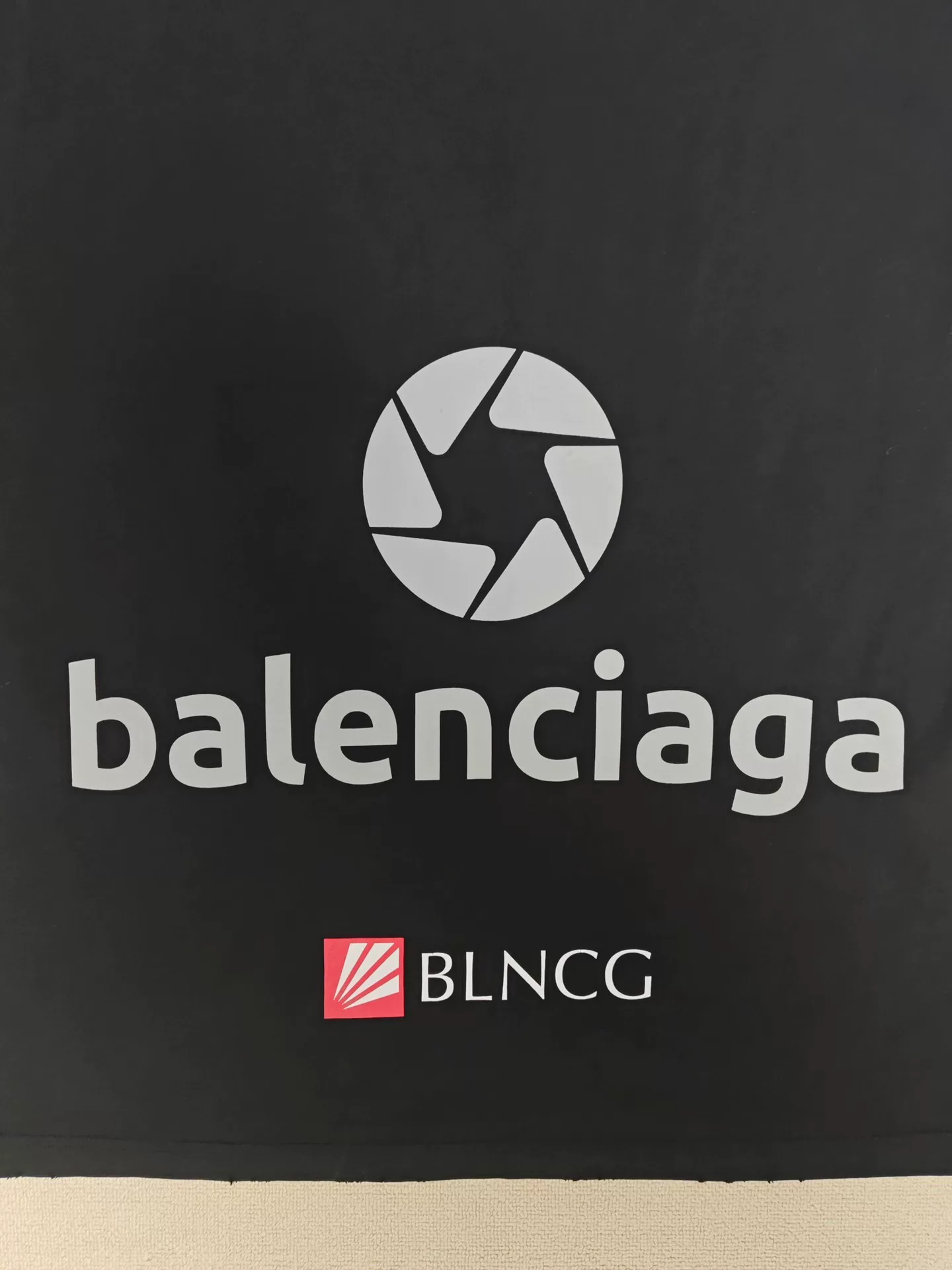 Balenciaga 23FW Racing Logo All-Over T-Shirt — label