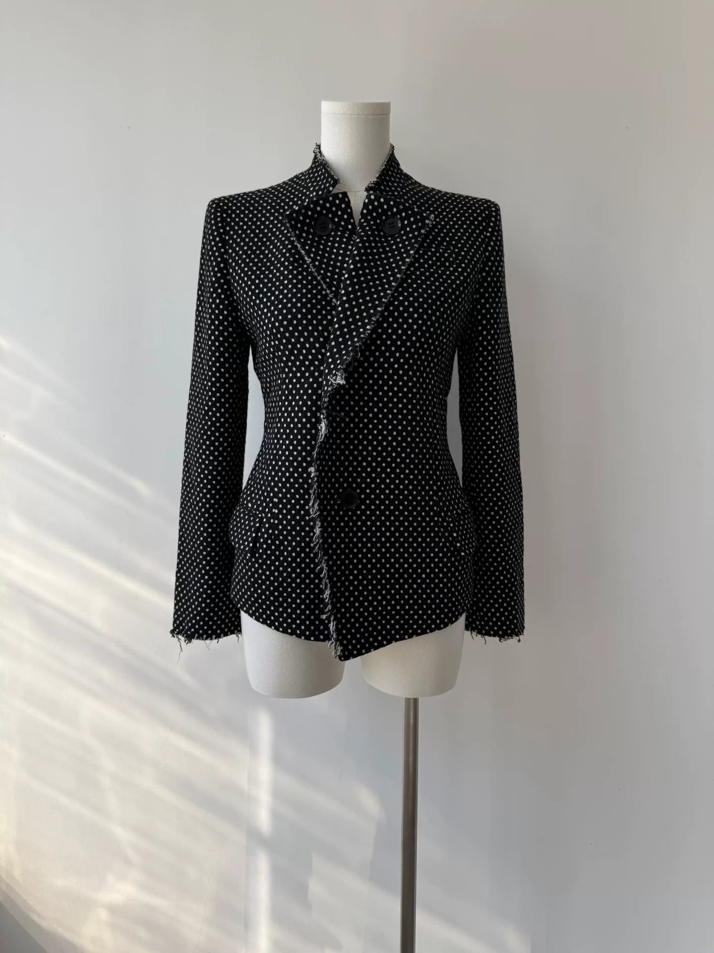 Yohji Yamamoto Y's Polka Dot Wool Blazer