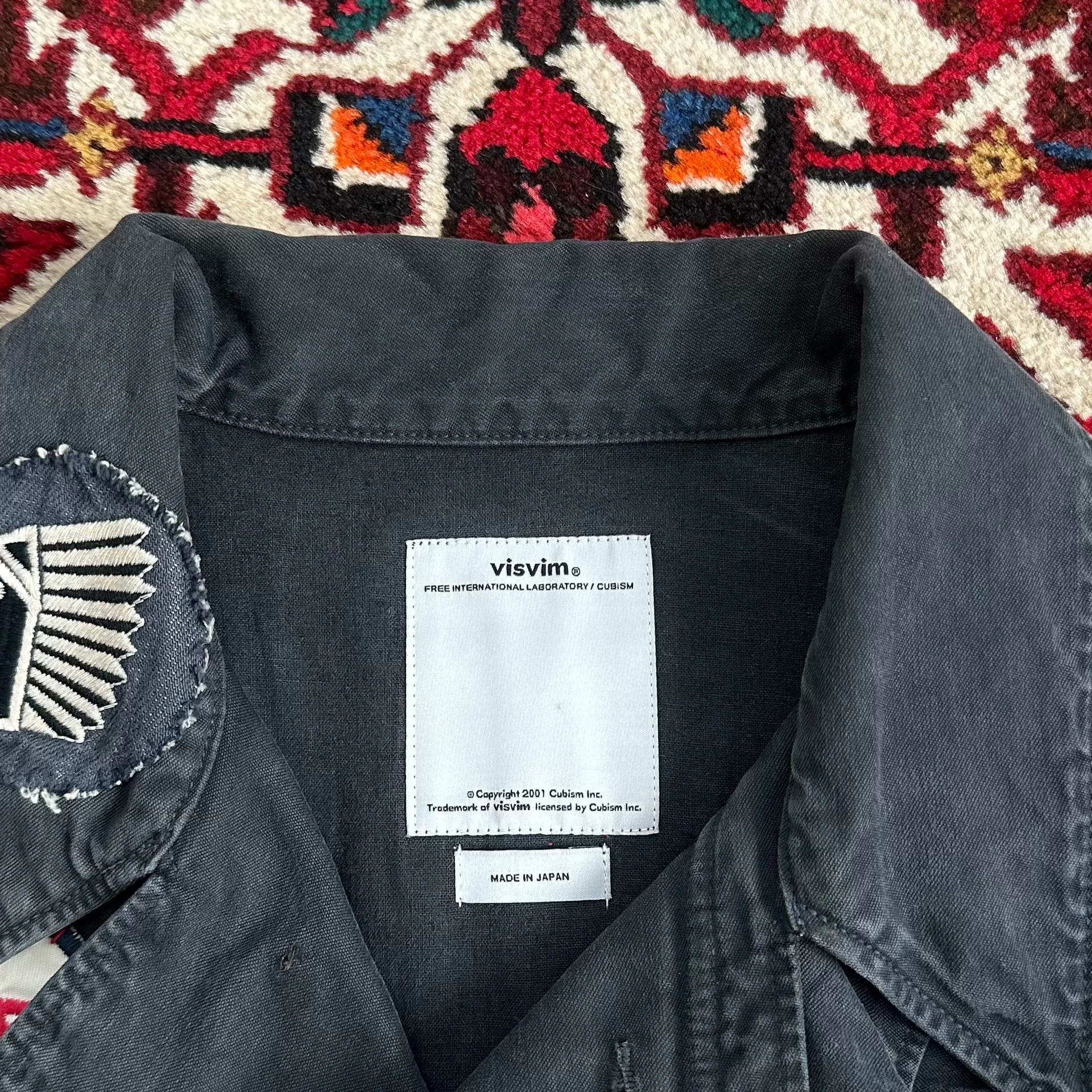 visvim 15AW ACHSE PATCHES Jacket — label
