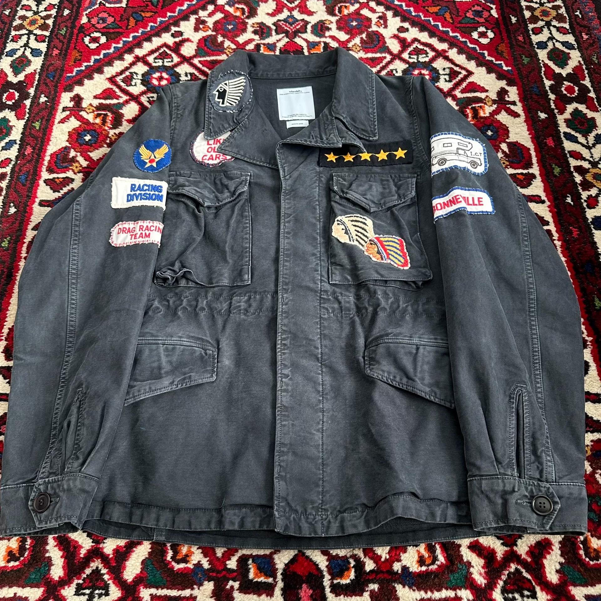 visvim 15AW ACHSE PATCHES Jacket — detail