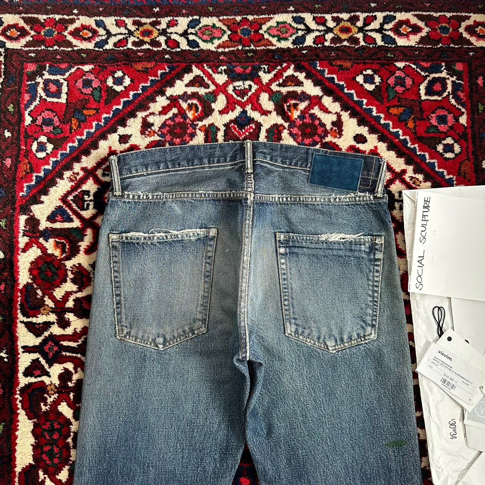 visvim 20AW 01.2d17 Jeans — back