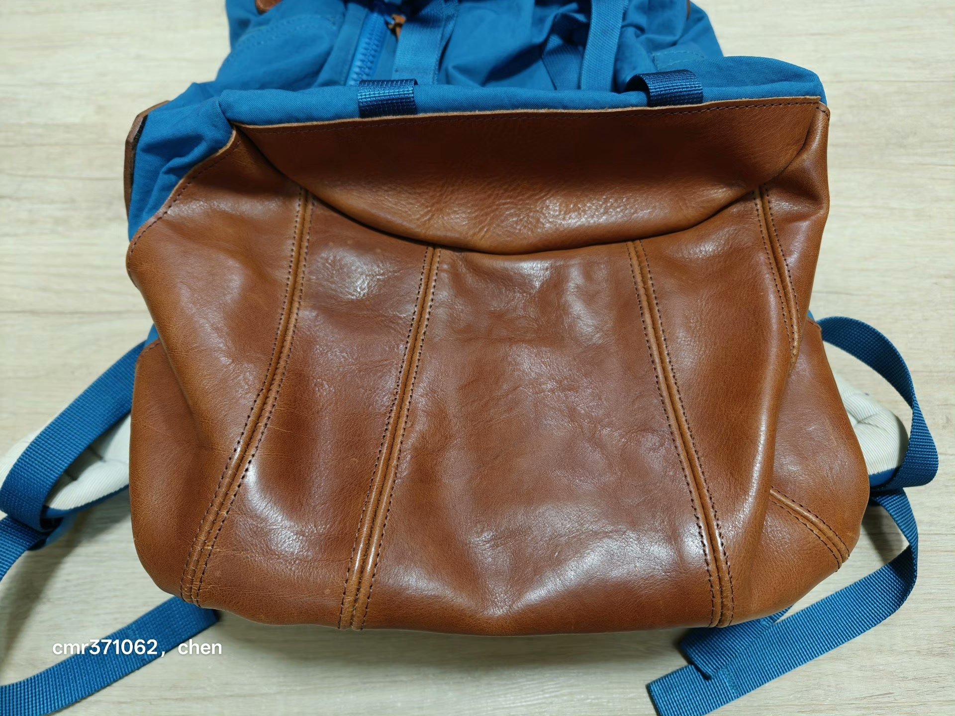 VISVIM LAMINARIA 25L Blue Backpack — detail