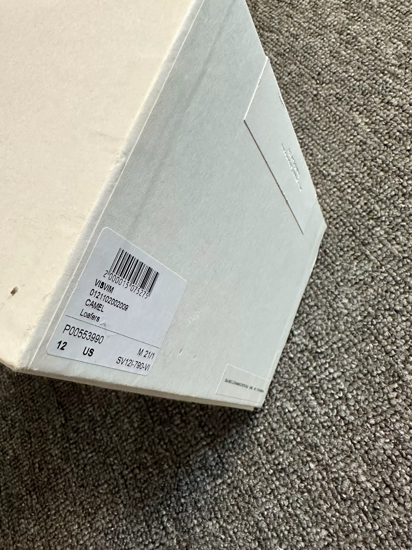 visvim Gila Moc Shoes — label