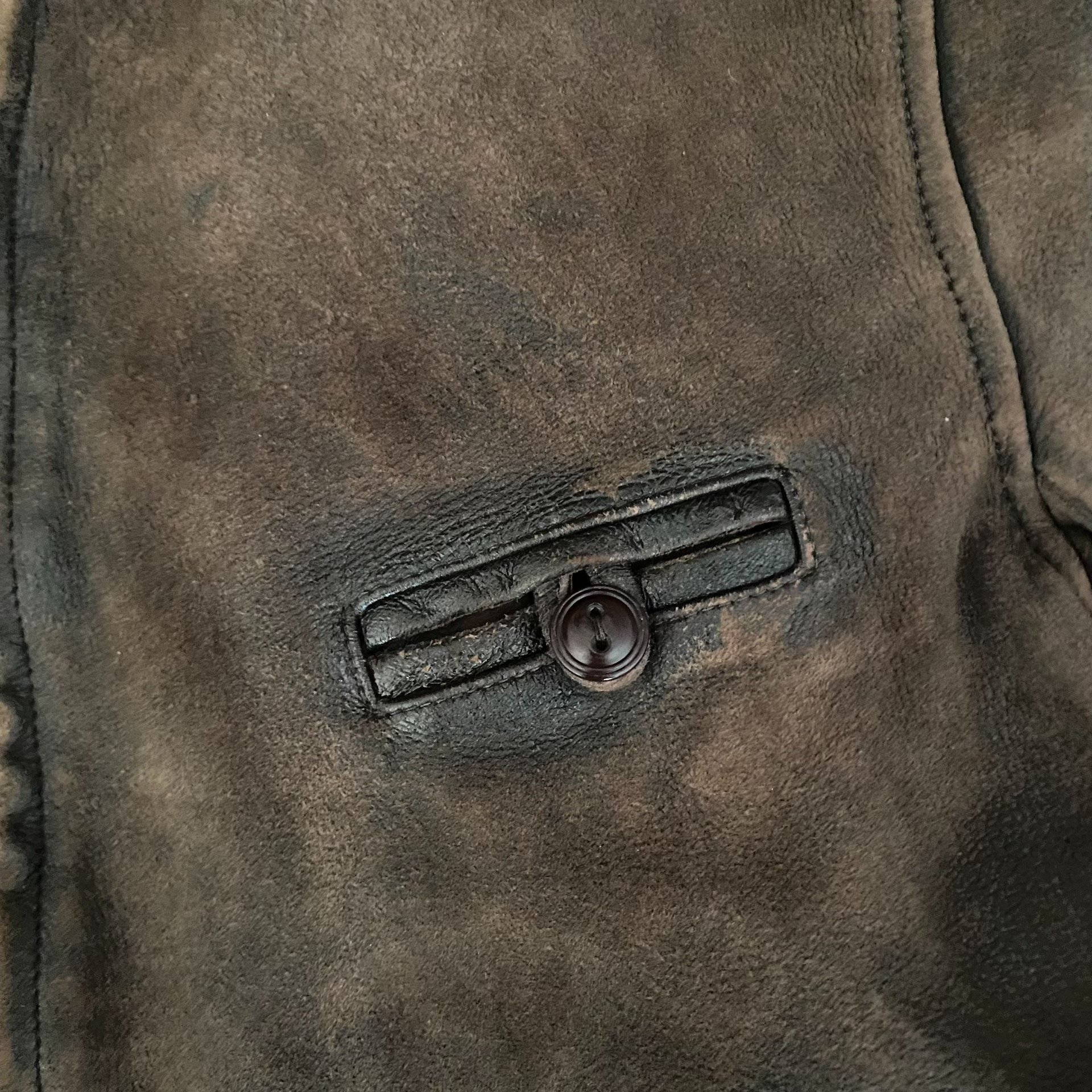 Levi's LVC 1940s Vintage Sheepskin Jacket — label