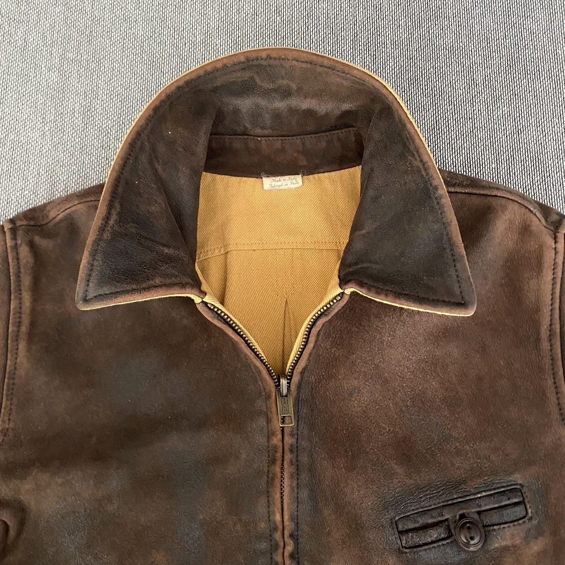 Levi's LVC 1940s Vintage Sheepskin Jacket — back