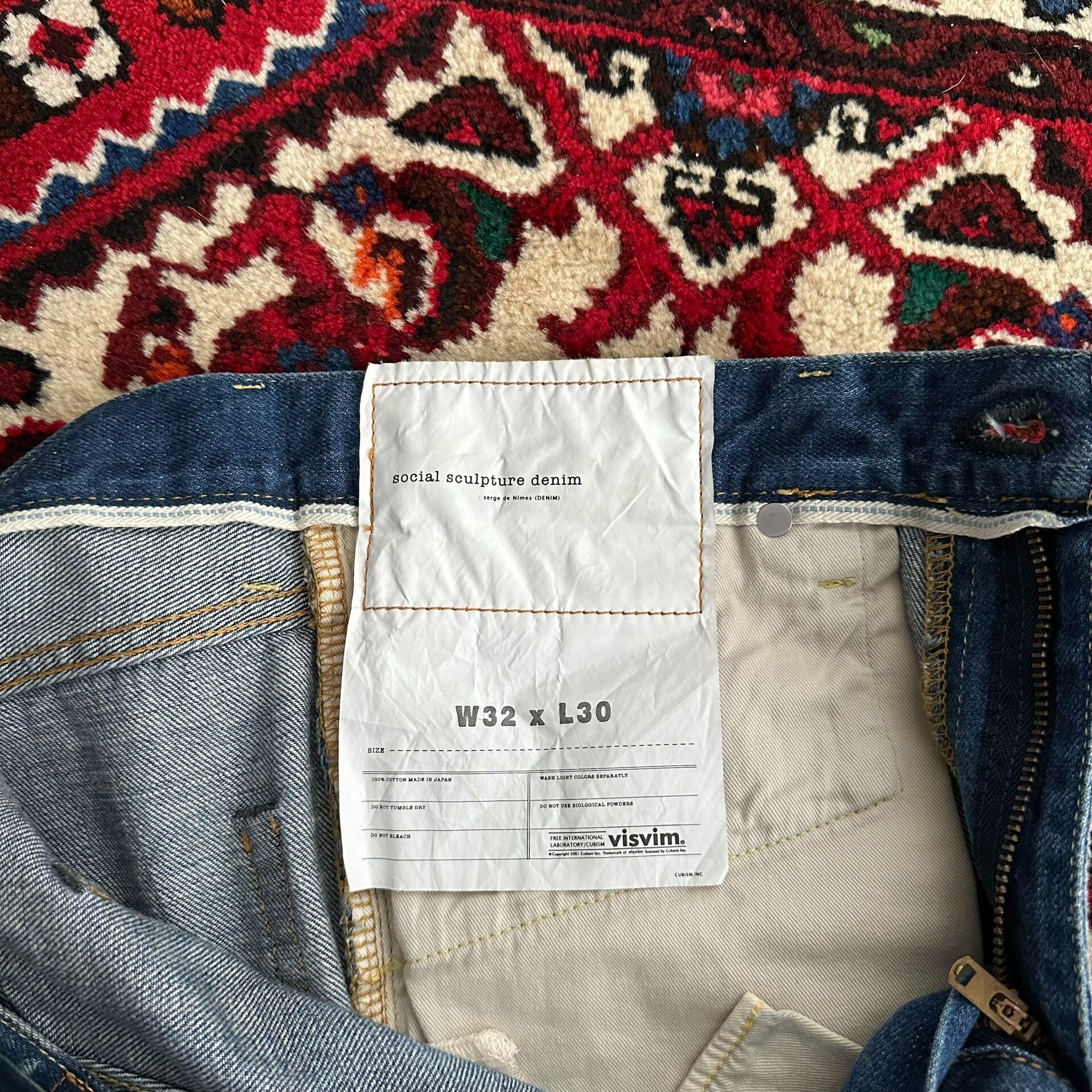 visvim 13aw 04d5 Jeans — label