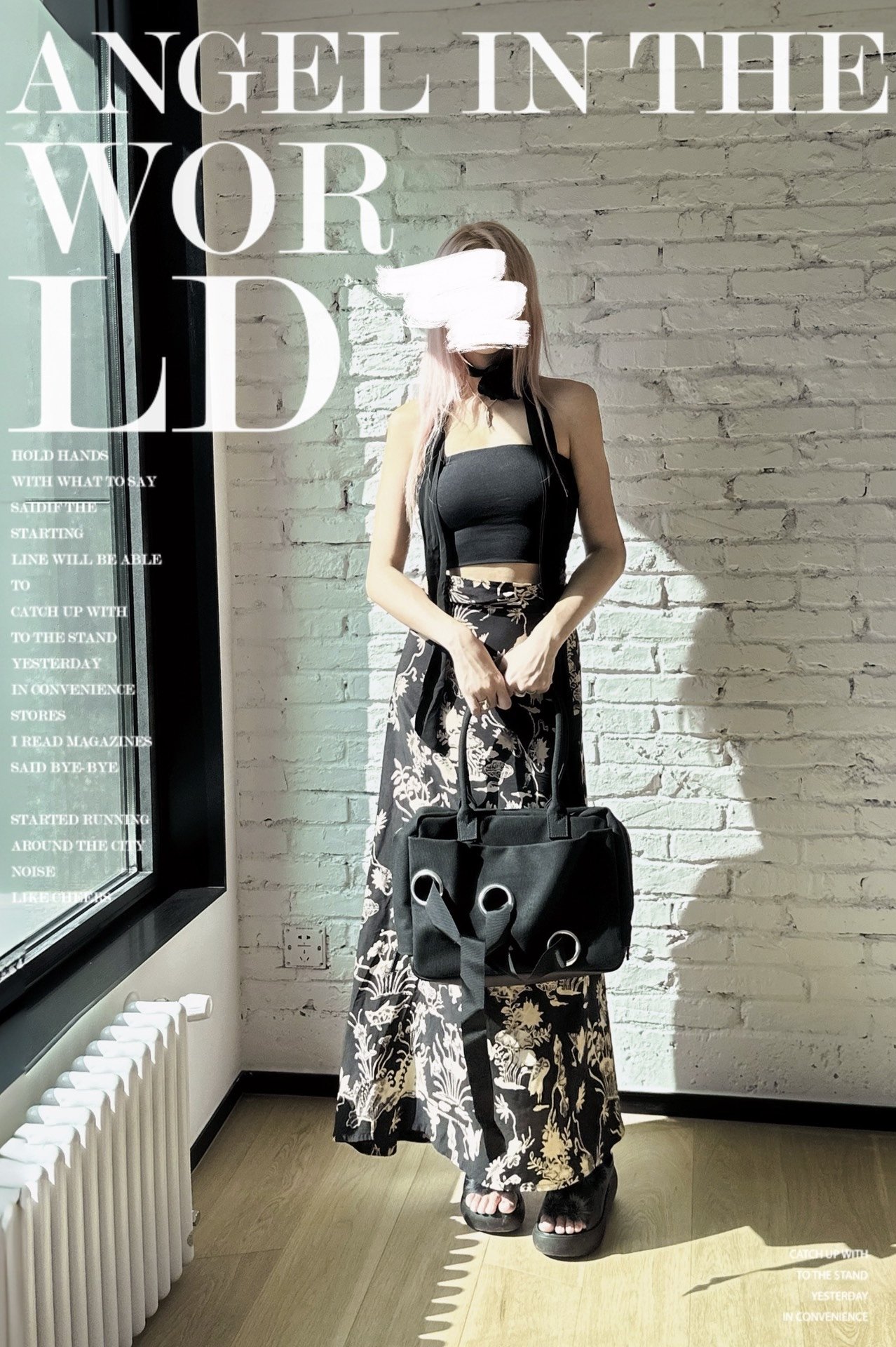 Yohji Yamamoto 04SS Circle Ribbon Boston Bag — back