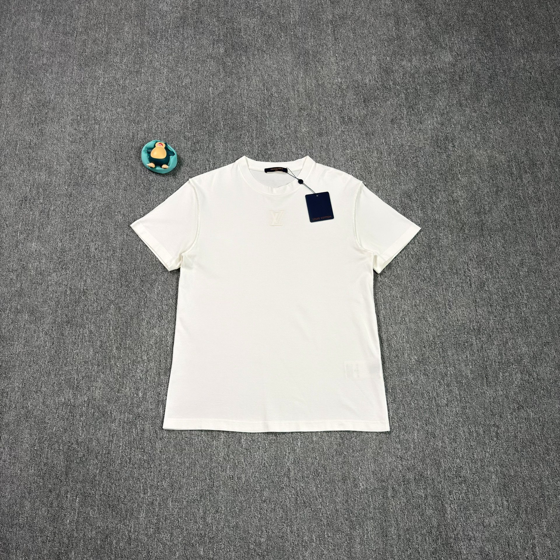 Louis Vuitton Embossed Logo White T-Shirt