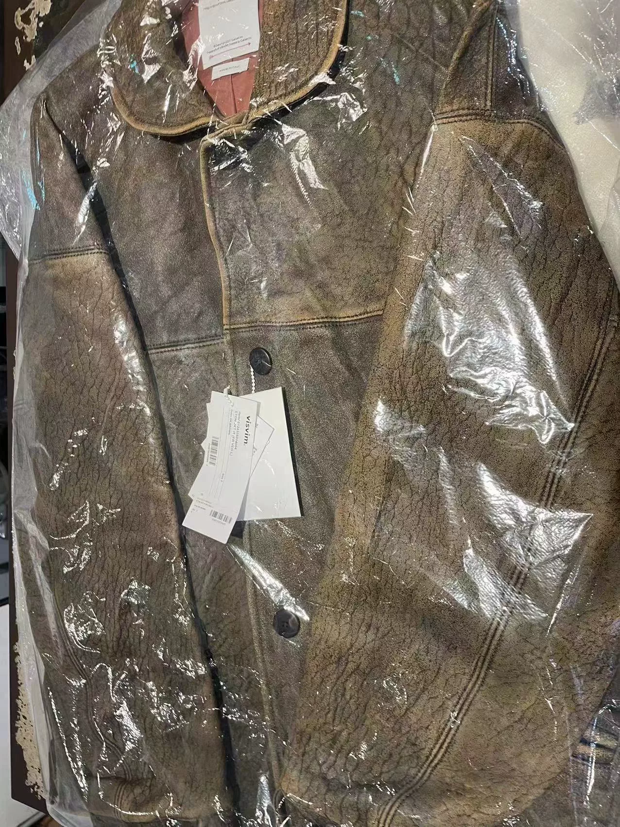VISVIM 24SS ETON Leather Jacket — front