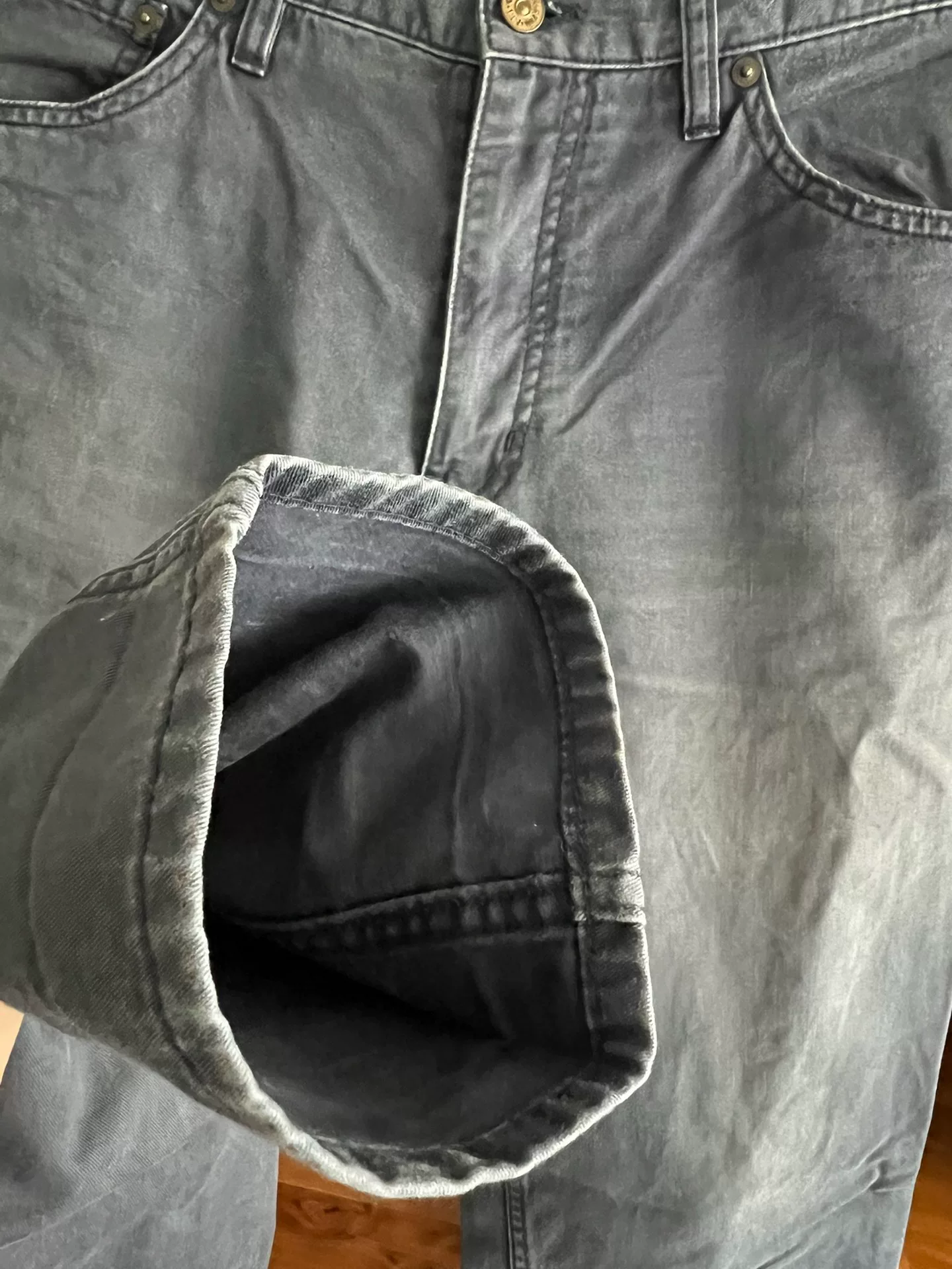 visvim 2012 Gray Five-Pocket Casual Pants — back