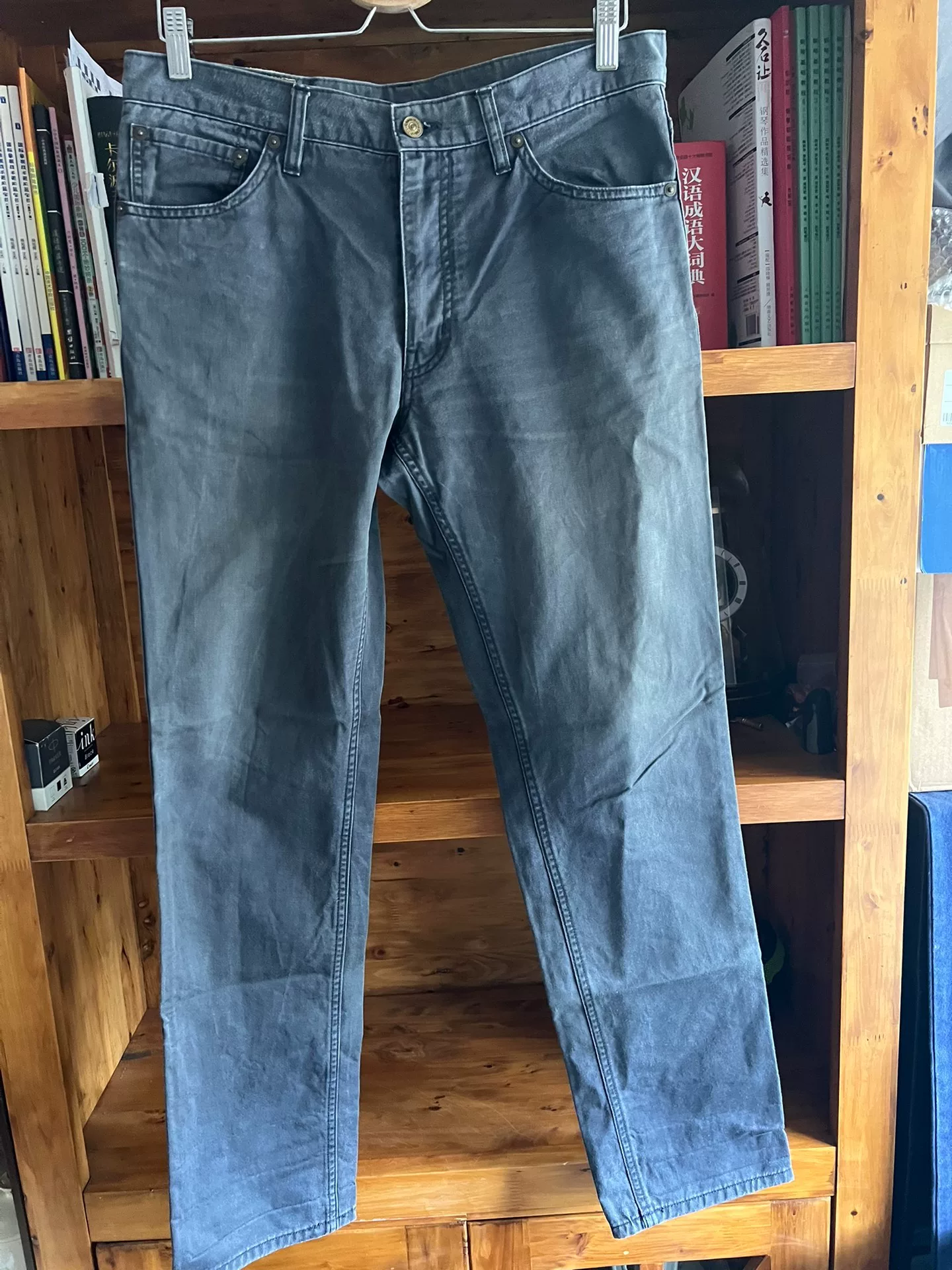 visvim 2012 Gray Five-Pocket Casual Pants — front