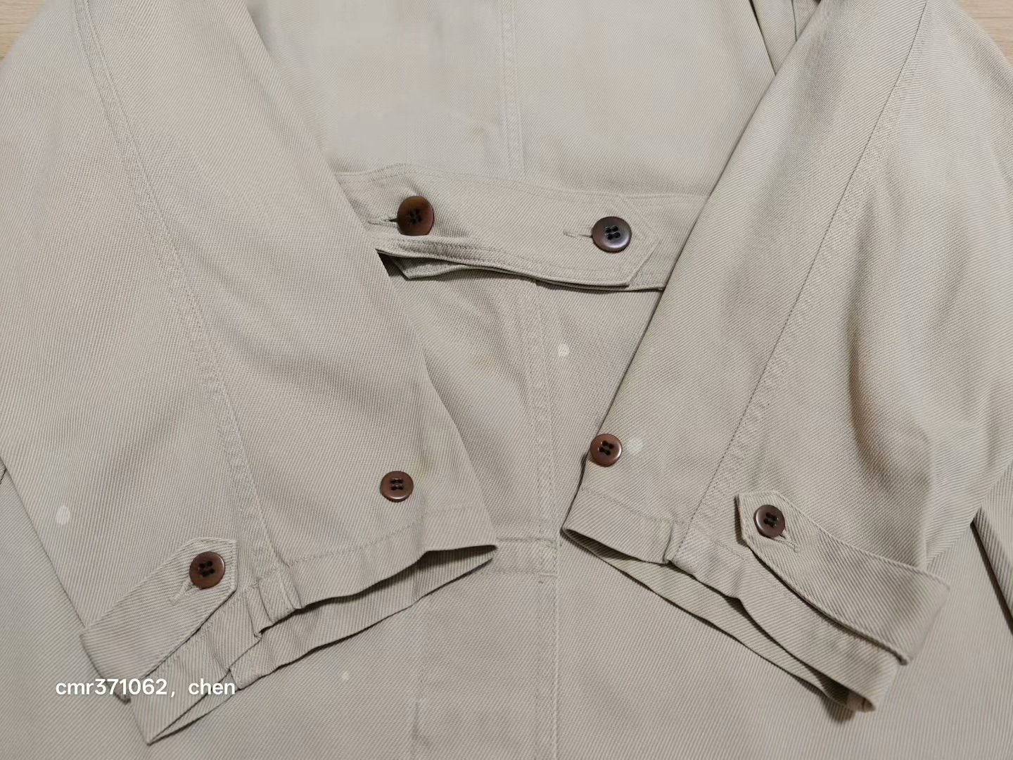 visvim 18AW Peerless Shop Coat — label