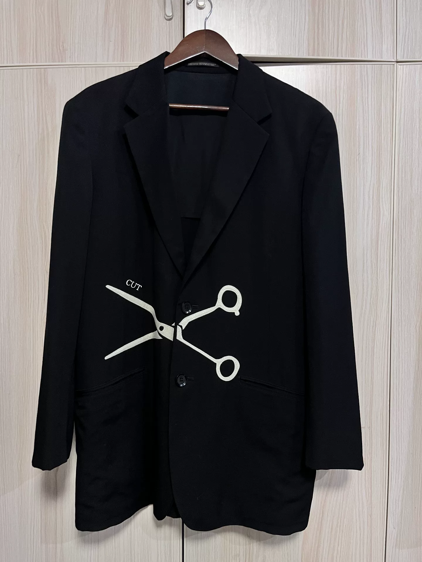 Yohji Yamamoto 09ss Embroidered Scissors Blazer