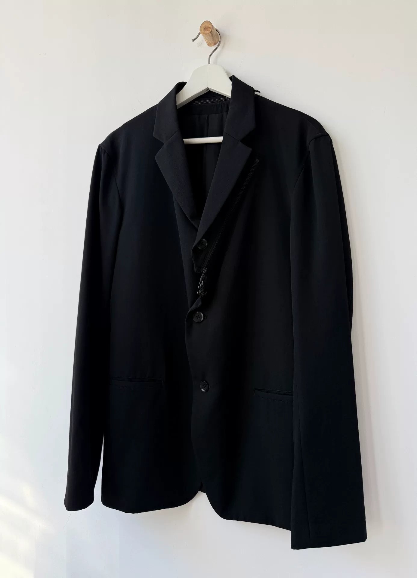 Yohji Yamamoto 14AW Wool Suit Jacket — detail