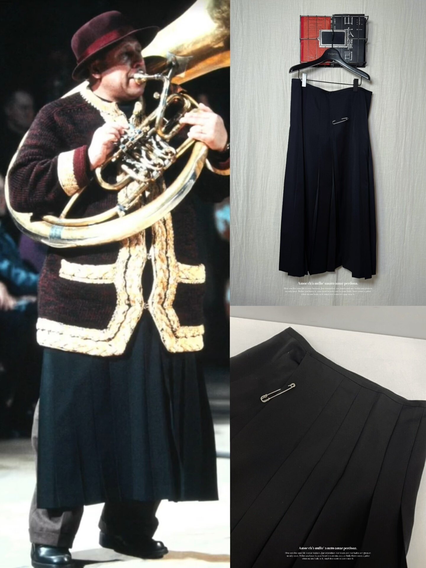 Yohji Yamamoto 99AW Hakama Skirt