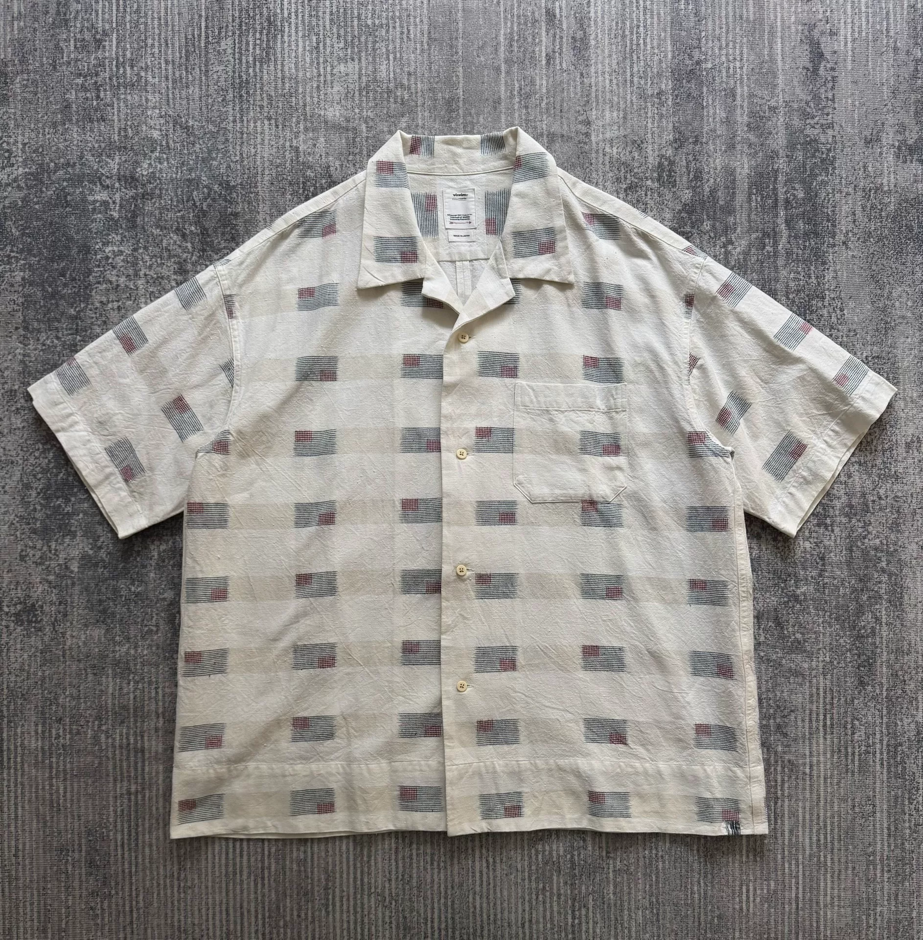 VISVIM 23SS CABAN SHIRT S/S KASURI