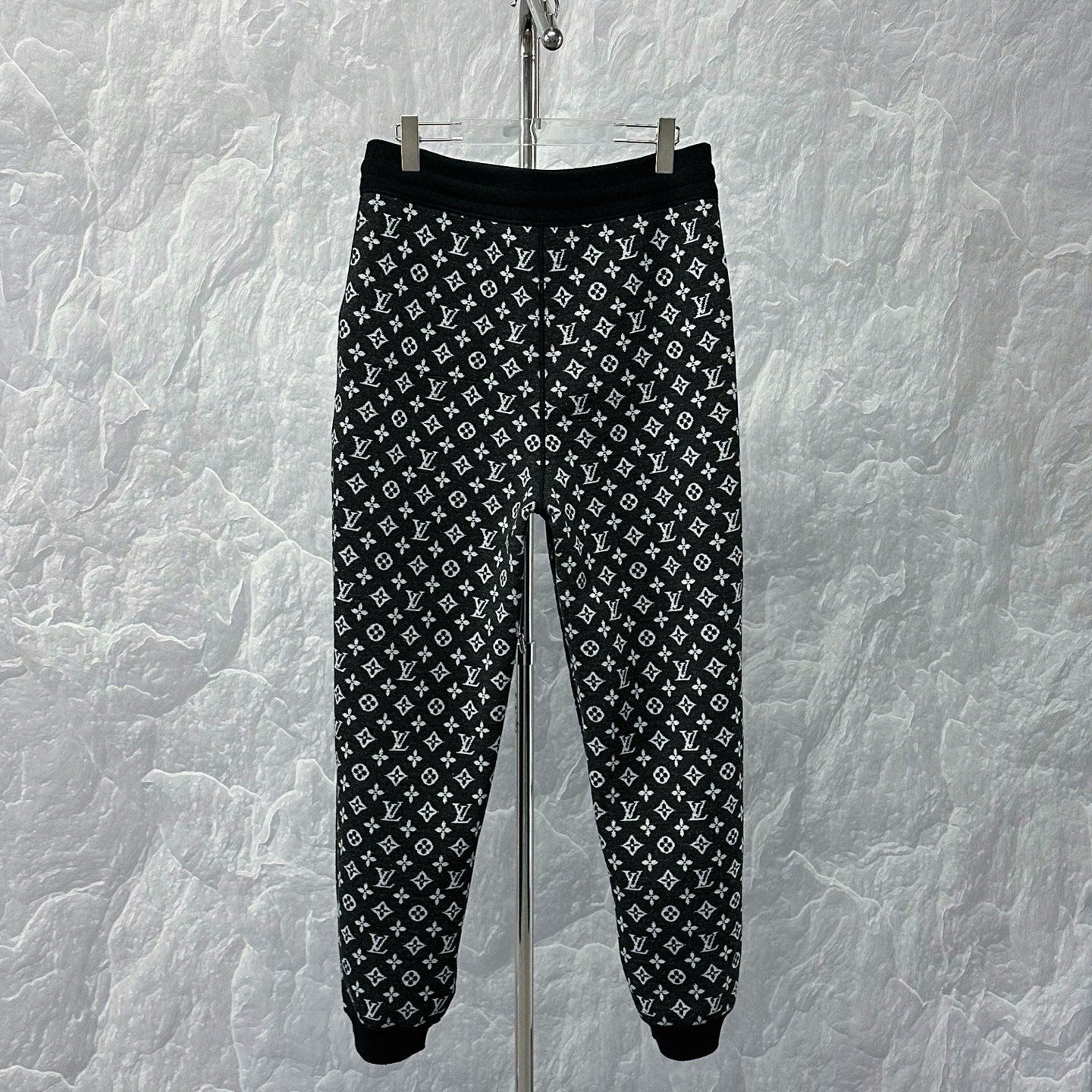 Louis Vuitton Reversible Monogram Knit Sweatpants — front
