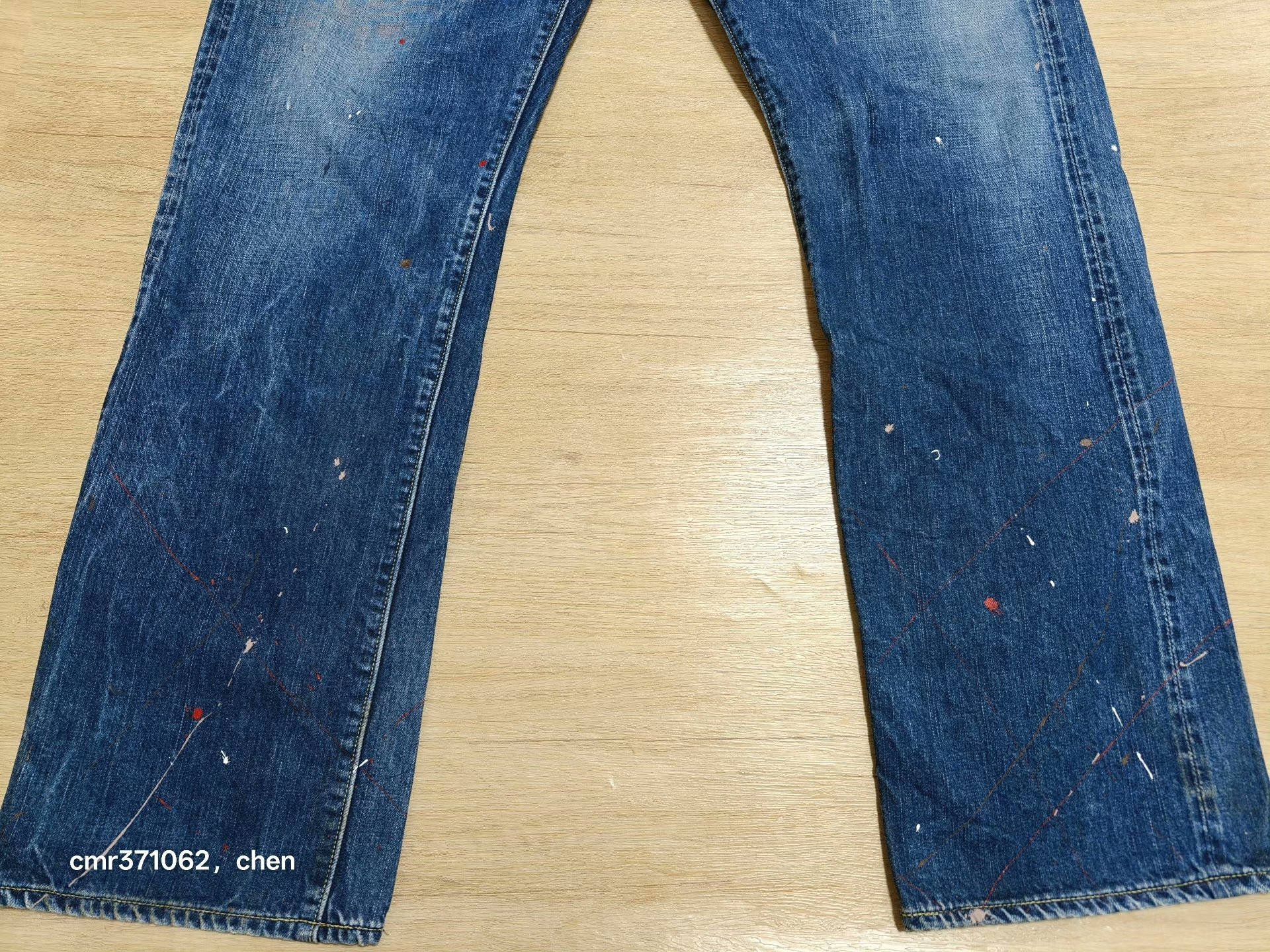 visvim 20ss dry10 jeans — detail