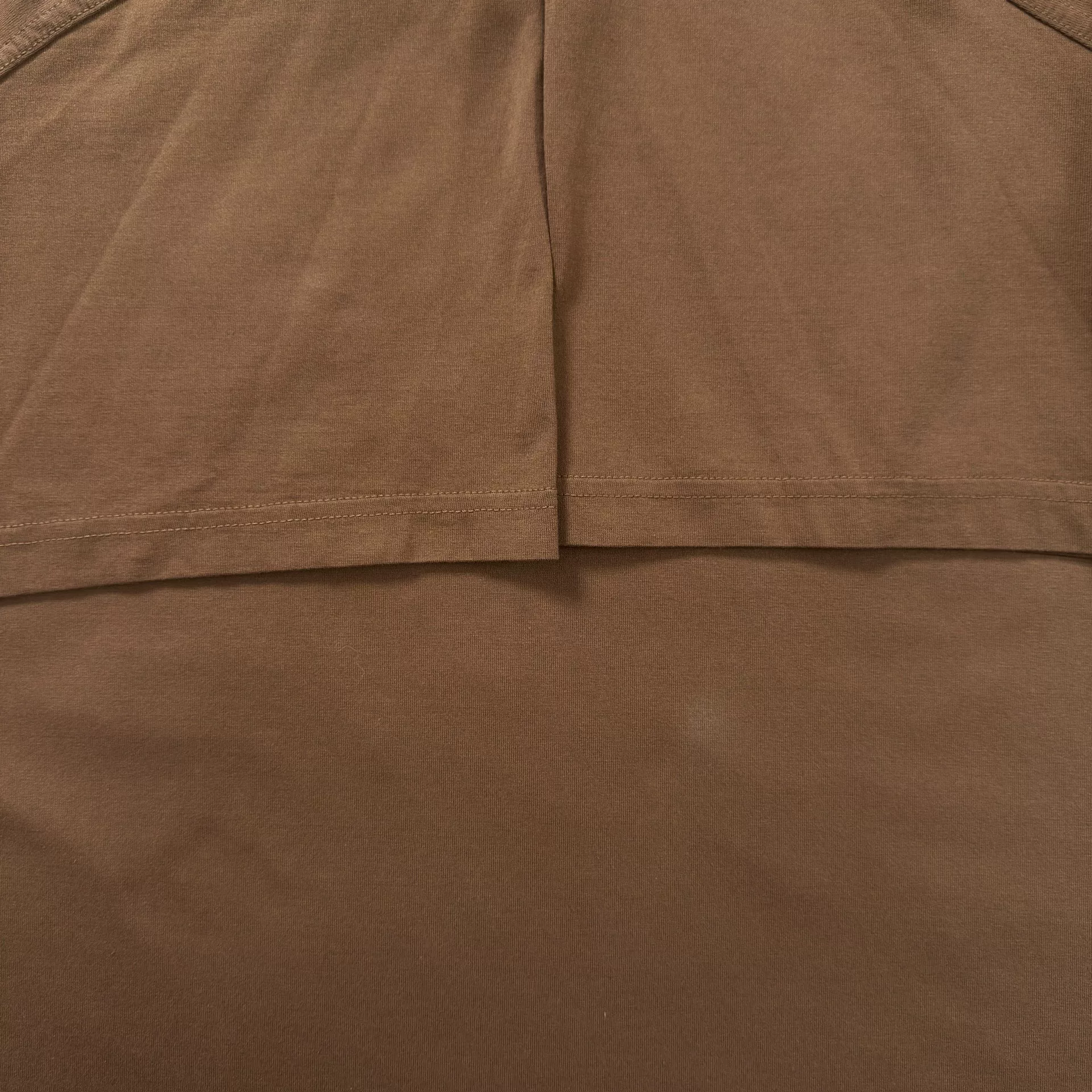 Burberry Brown Leaf Slogan T-Shirt — detail