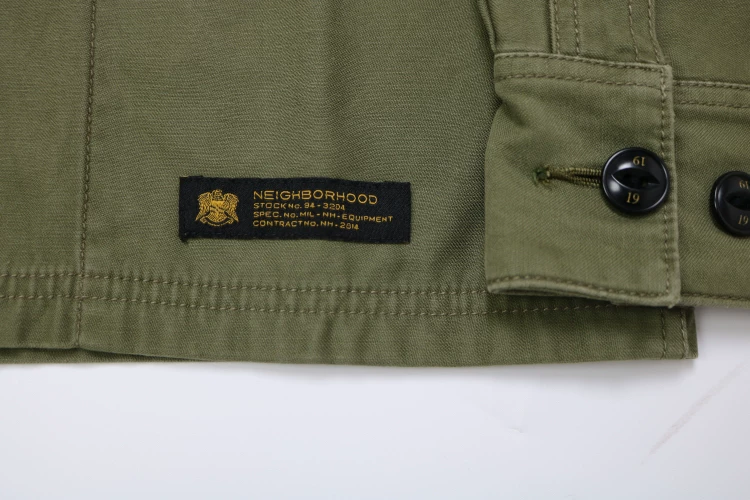 NEIGHBORHOOD BDU C-SHIRT.LS 15AW Jacket — label