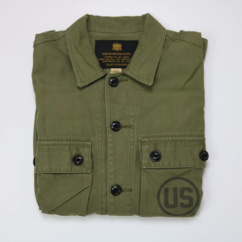 NEIGHBORHOOD BDU C-SHIRT.LS 15AW Jacket — detail