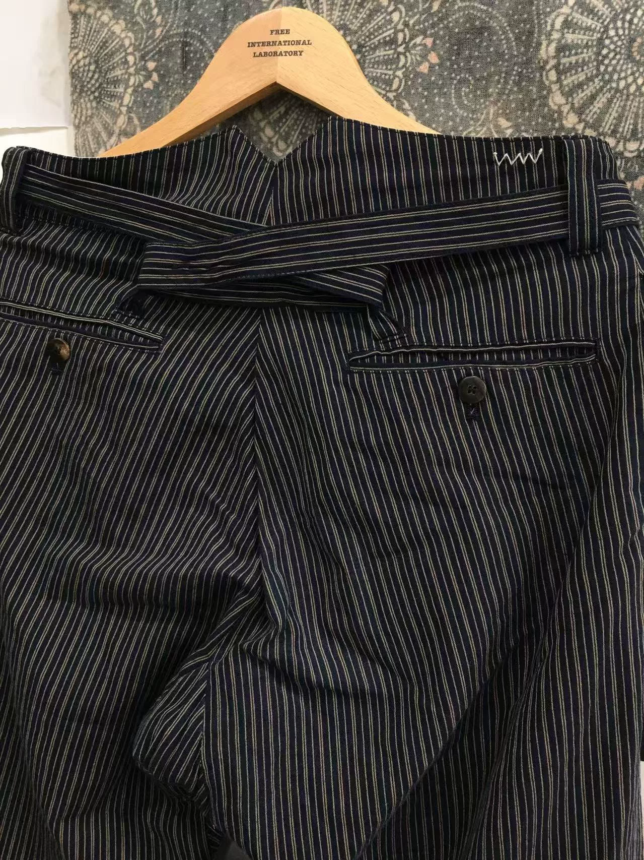 VISVIM 20AW HAKAMA PANTS SANTOME — front