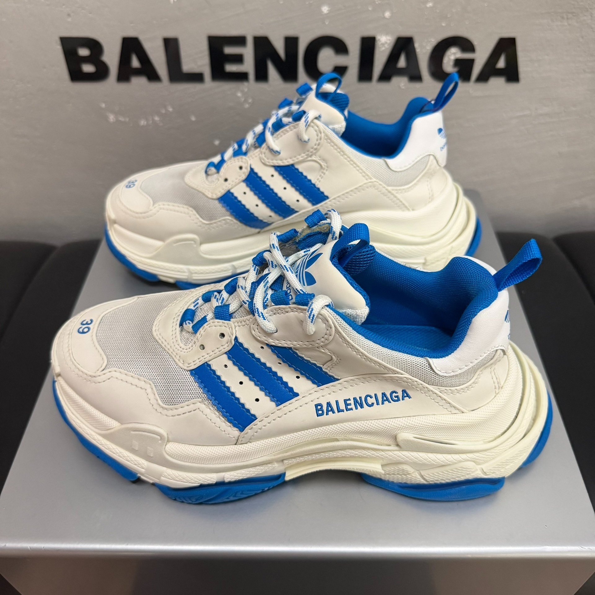 Balenciaga x adidas Triple S Sneakers — detail