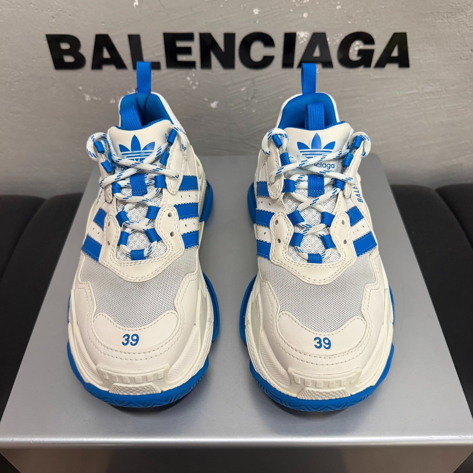 Balenciaga x adidas Triple S Sneakers — front