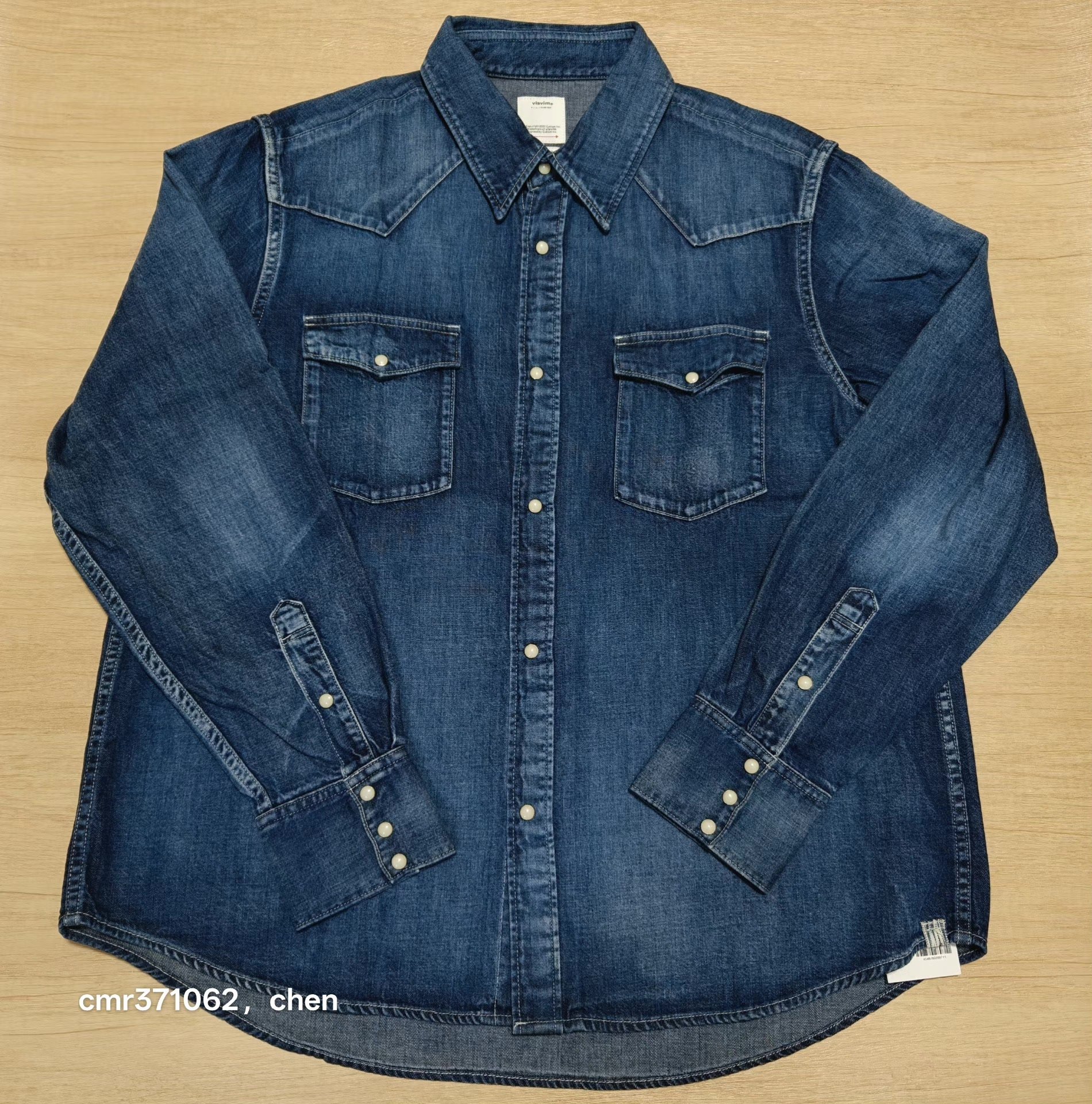VISVIM 25AW Social Sculpture Denim Shirt