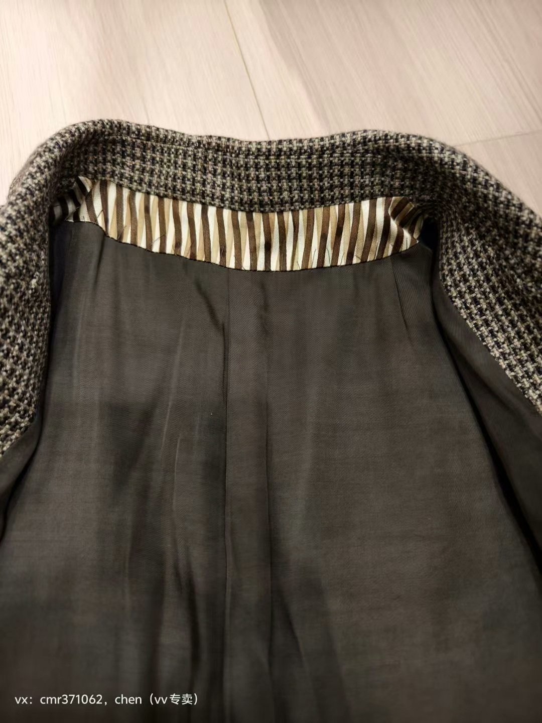 VISVIM 21AW HAMMONS TWEED COAT — label